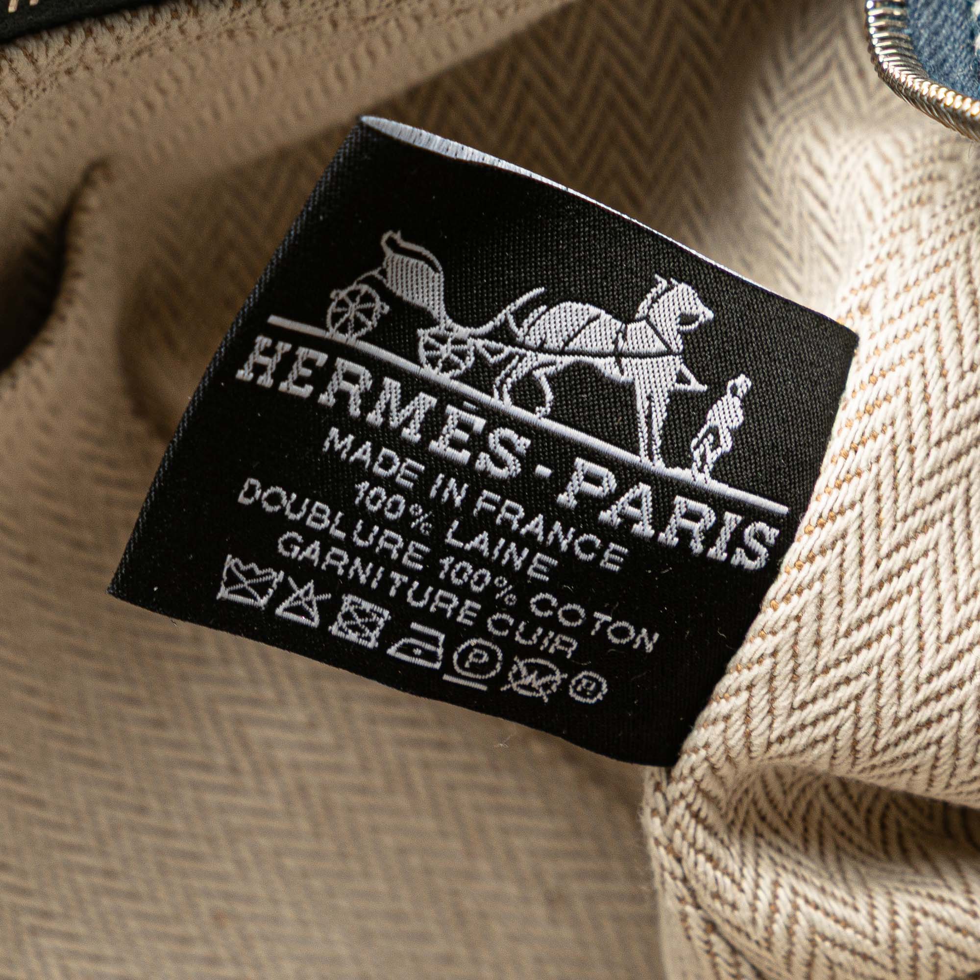 Hermès Small Wool Bride A Brac H Natte Case