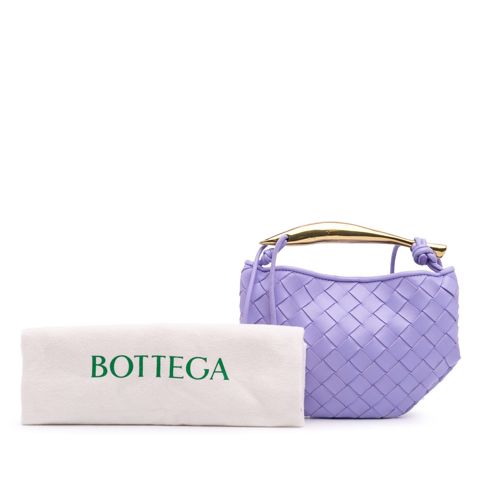 Bottega Veneta Baby Lambskin Intrecciato Sardine Bag