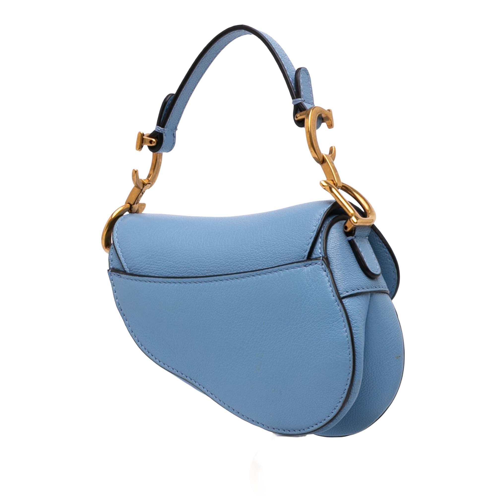 Micro Goatskin Saddle Bag