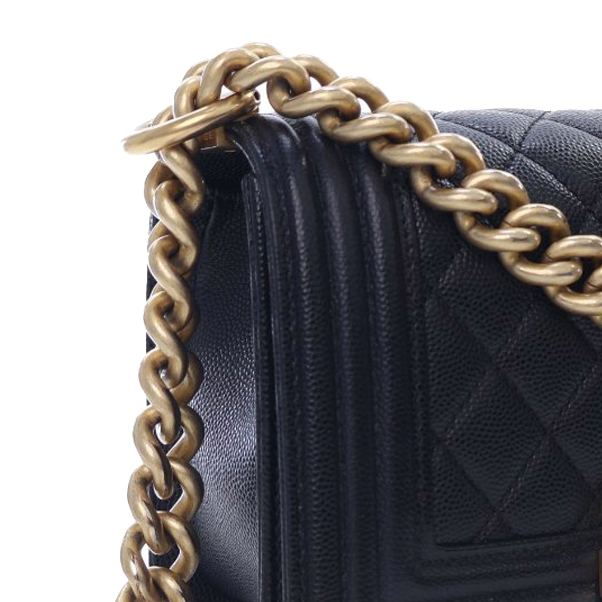 Small Caviar Boy Flap