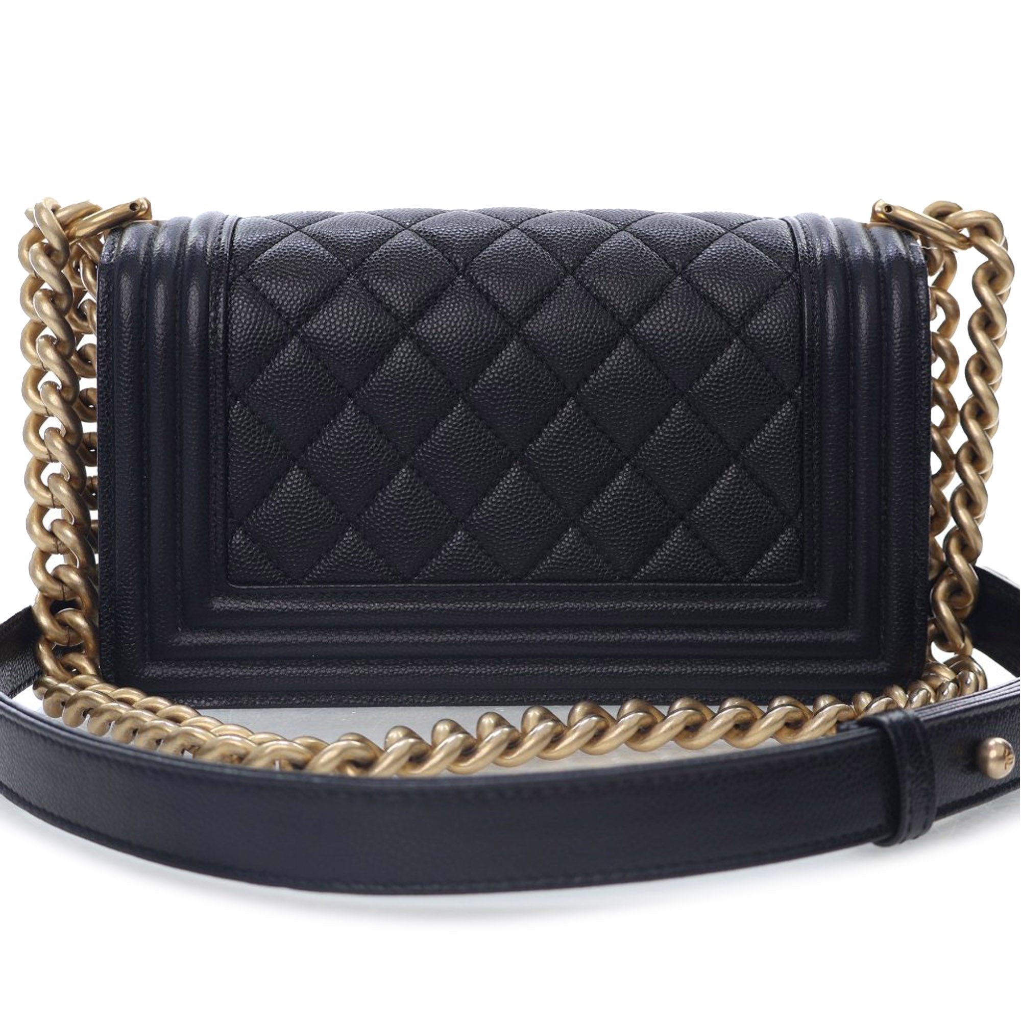 Small Caviar Boy Flap