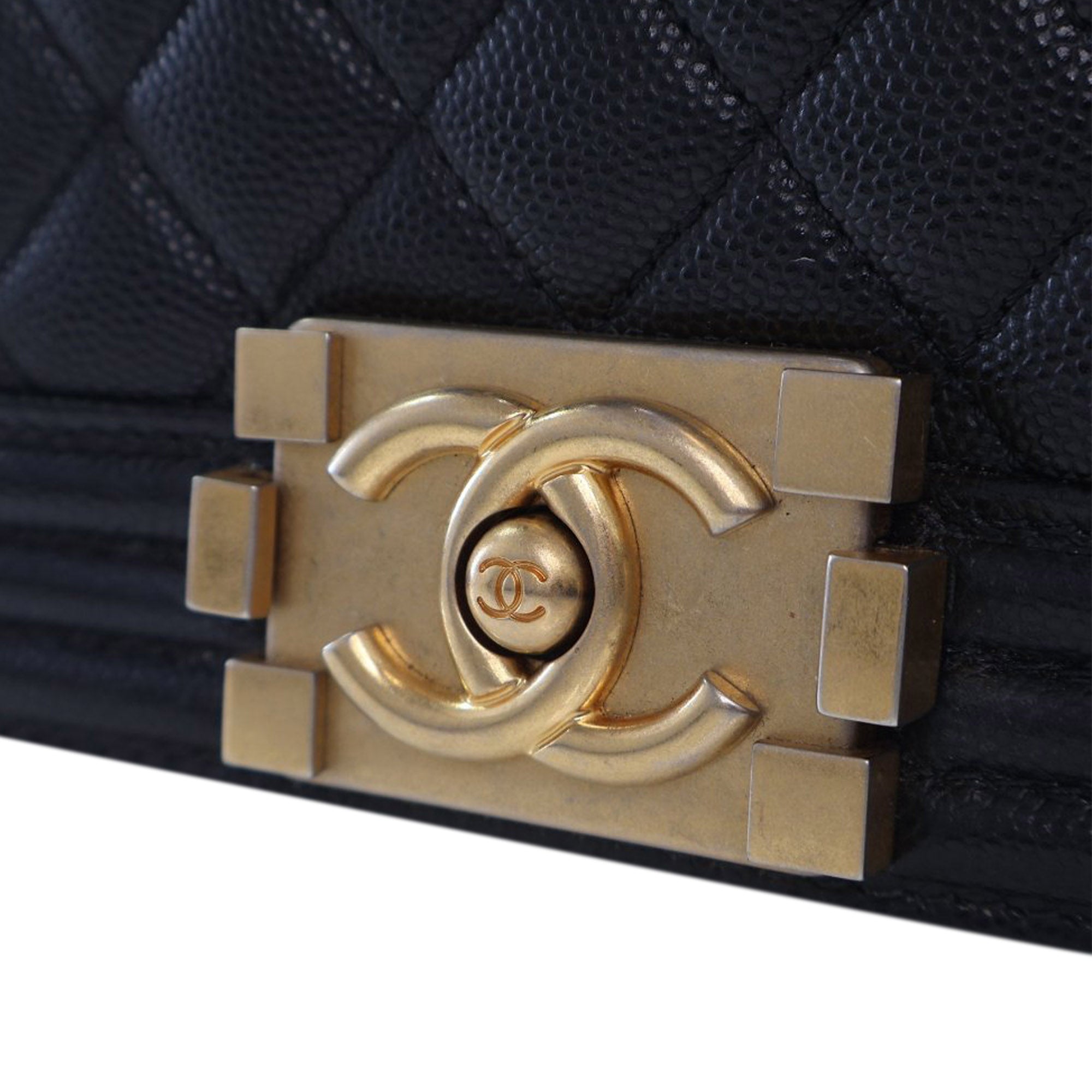 Small Caviar Boy Flap