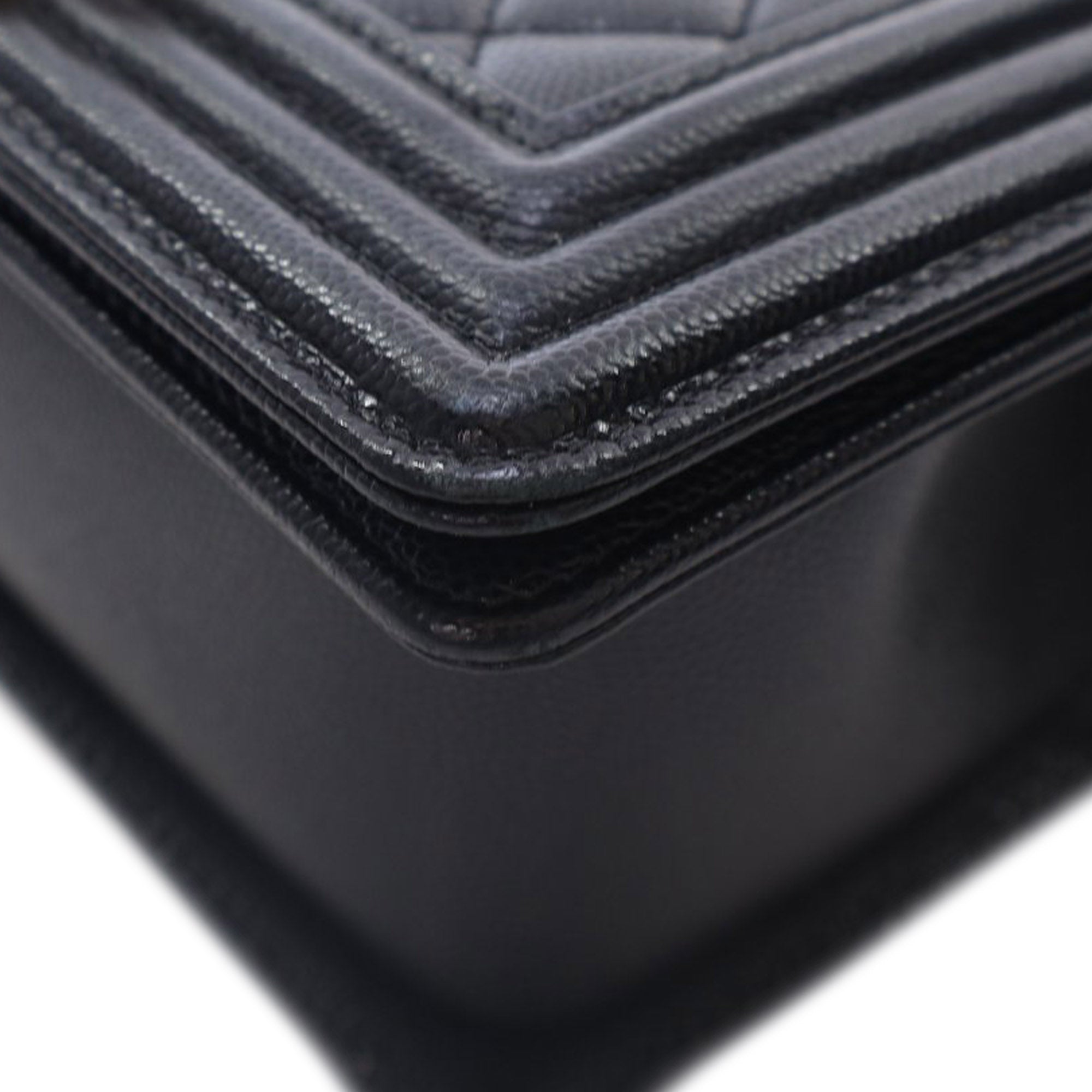 Small Caviar Boy Flap