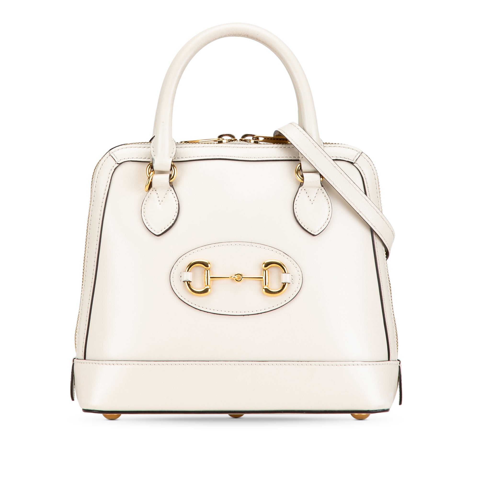 Small Leather Horsebit 1955 Satchel
