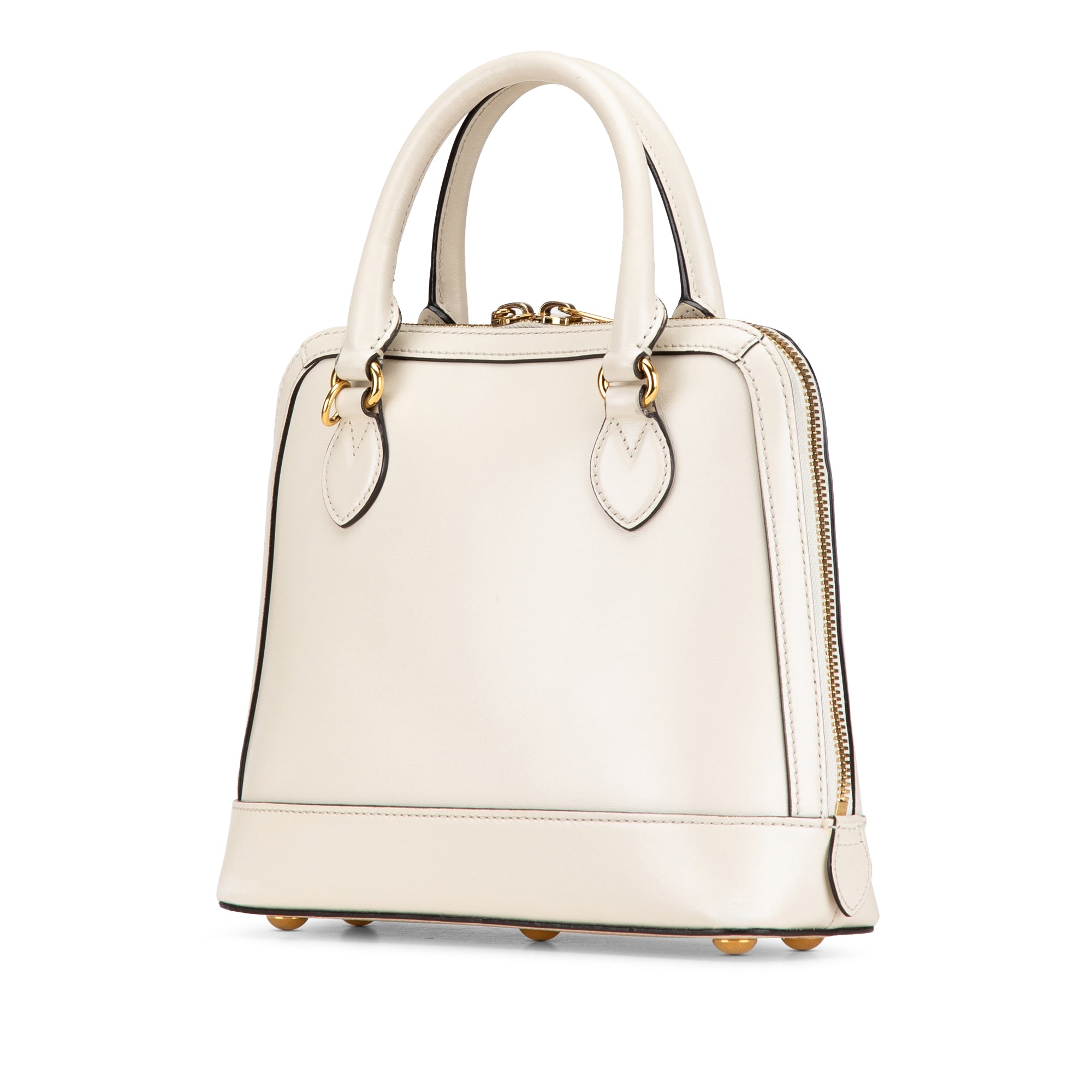 Small Leather Horsebit 1955 Satchel