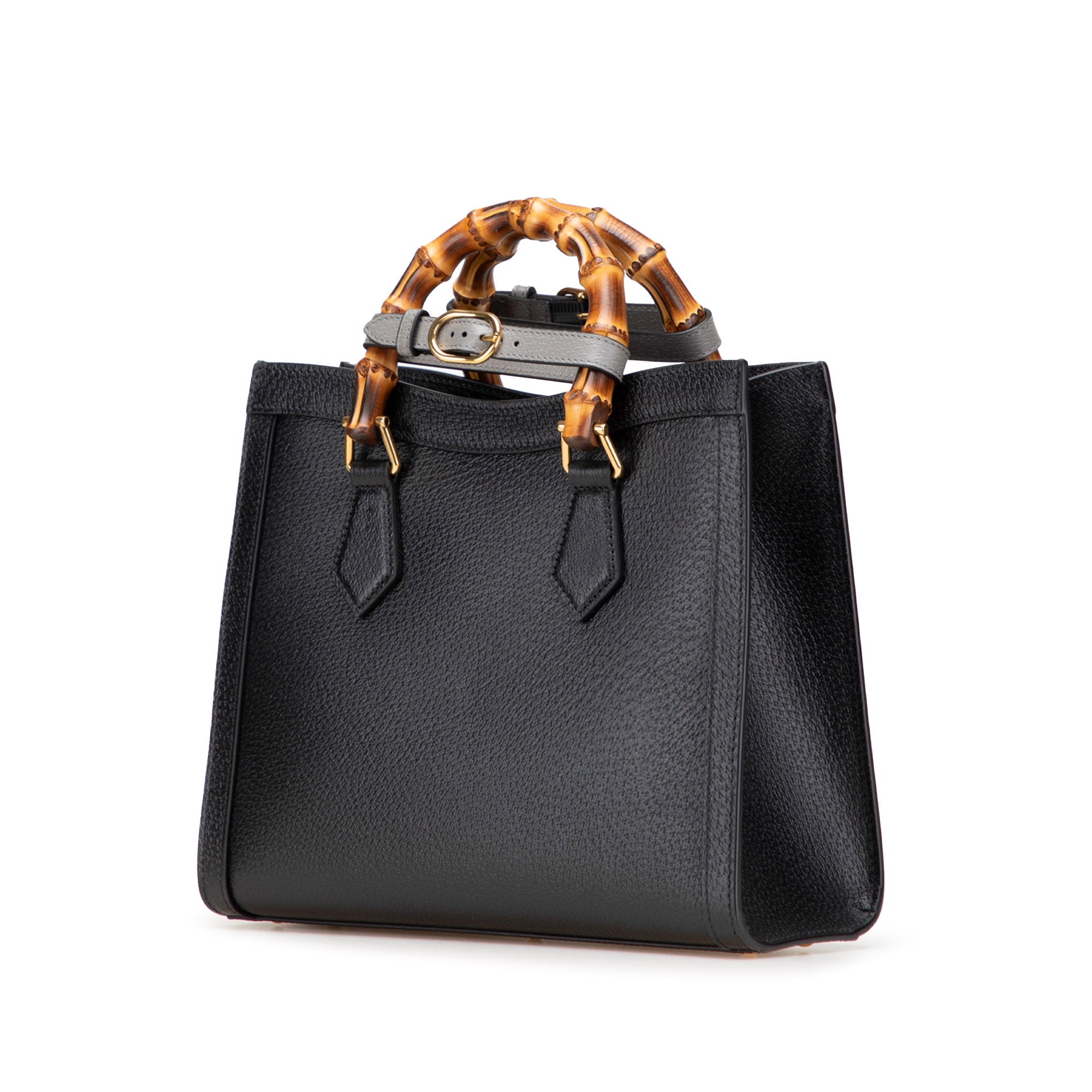 Gucci Medium Leather Bamboo Diana Satchel