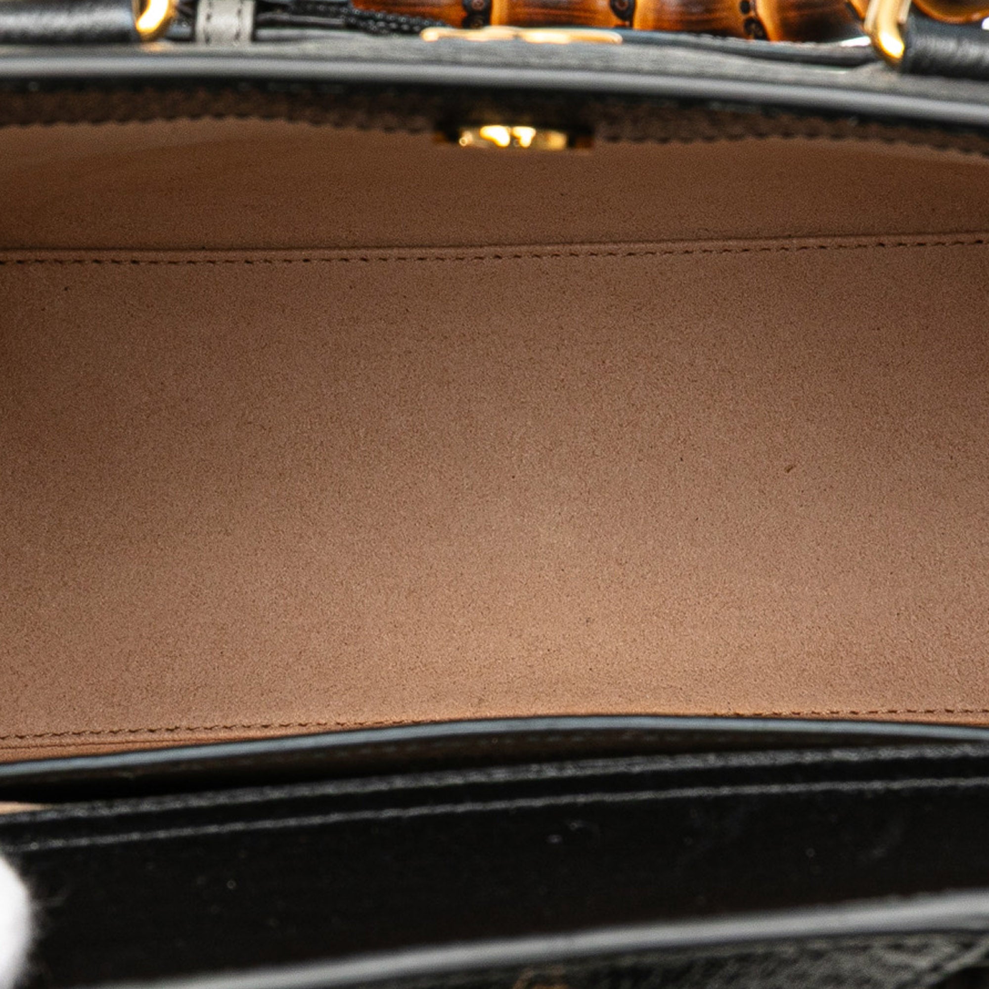 Gucci Medium Leather Bamboo Diana Satchel
