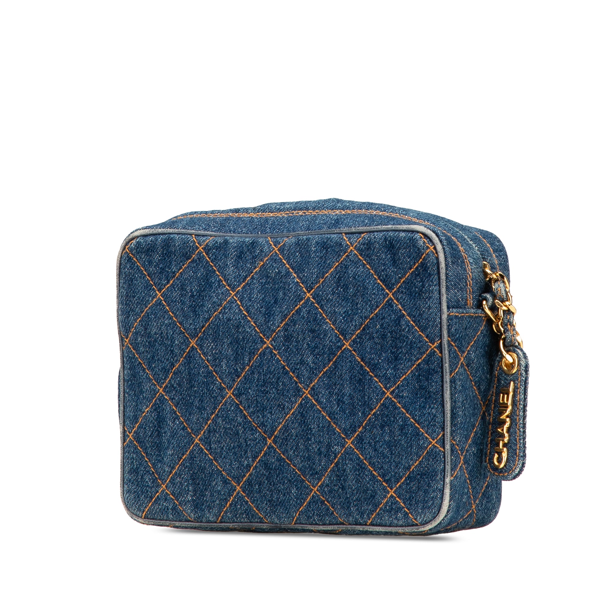 CC Quilted Denim Turnlock Camera Bag