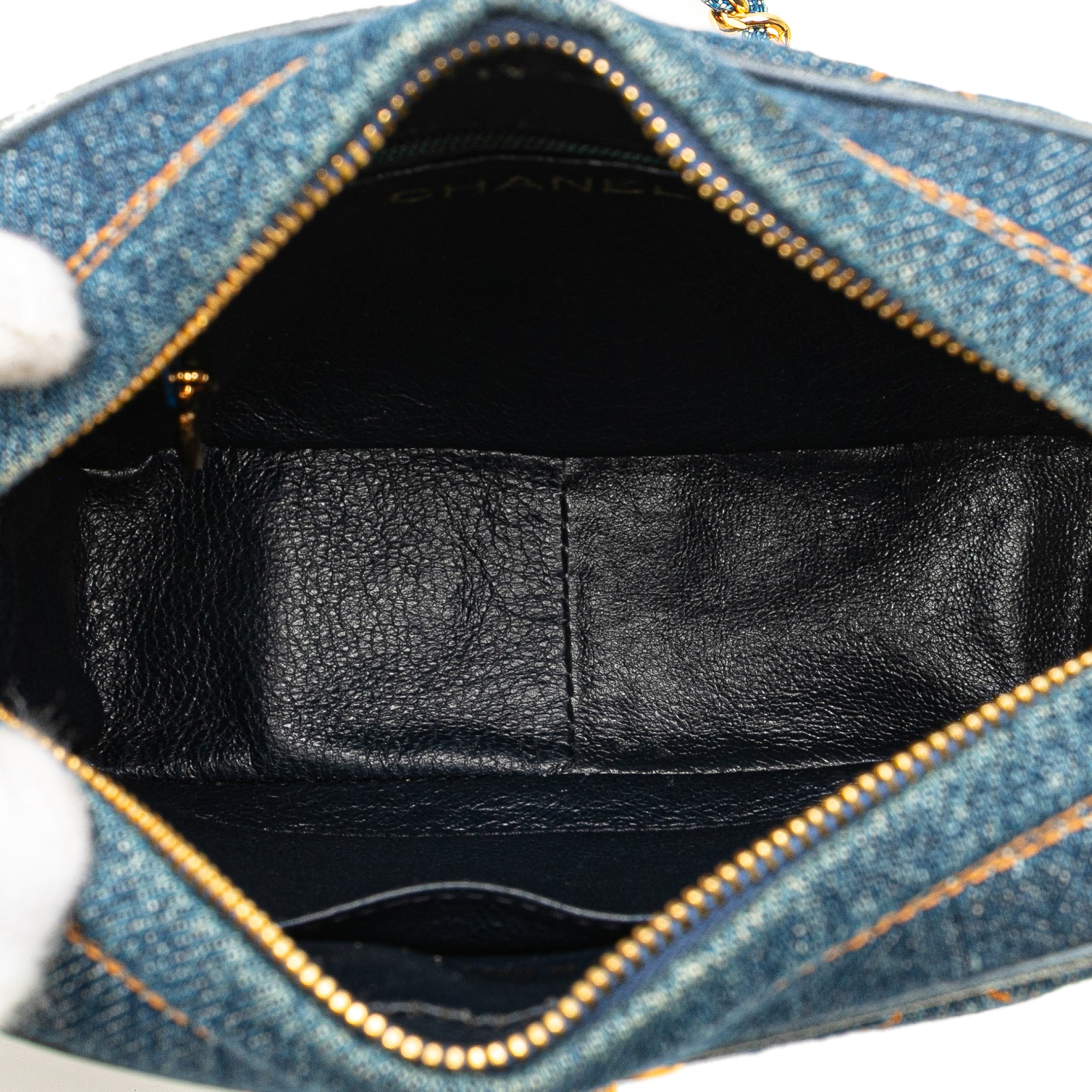 CC Quilted Denim Turnlock Camera Bag