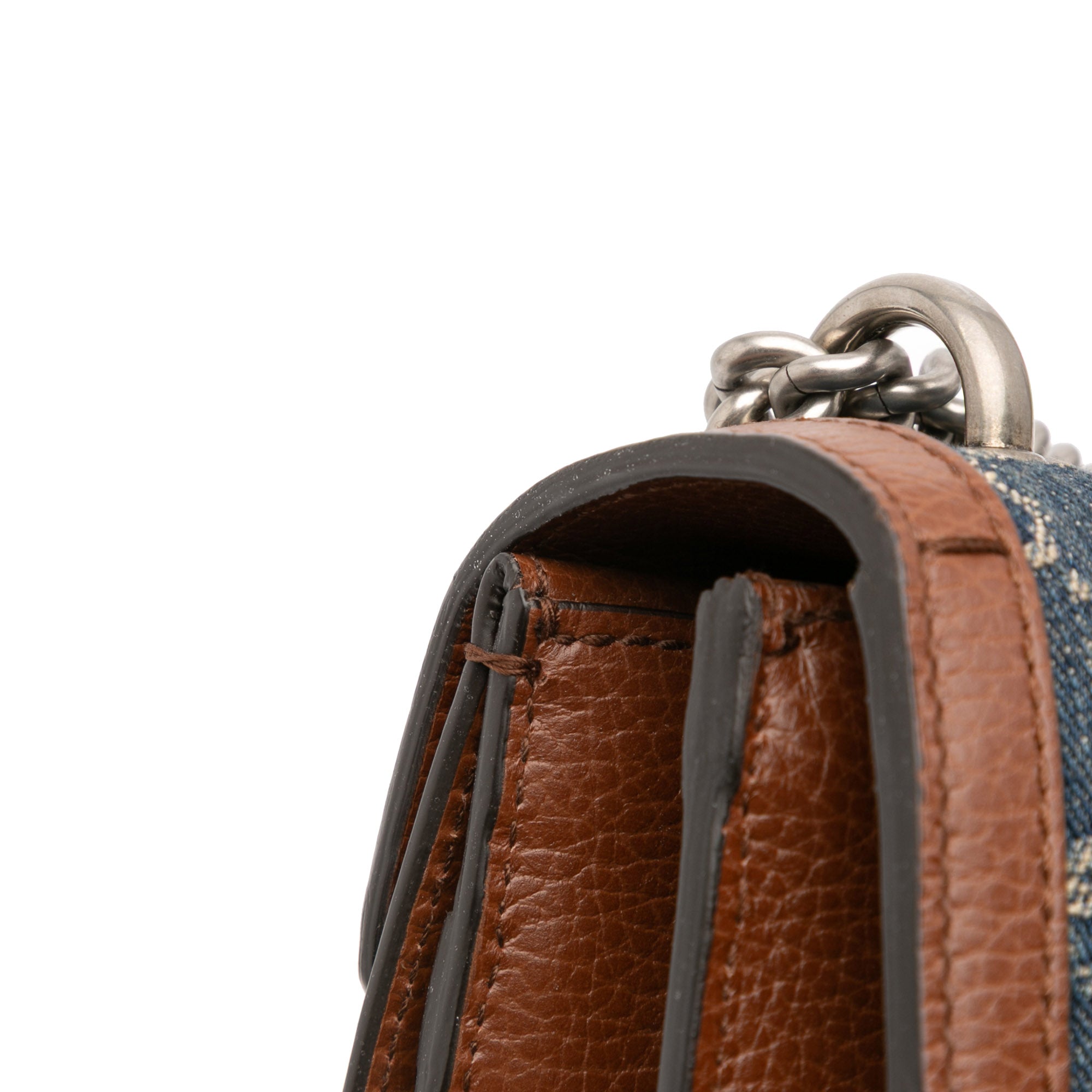 Gucci Medium GG Denim Dionysus Shoulder Bag