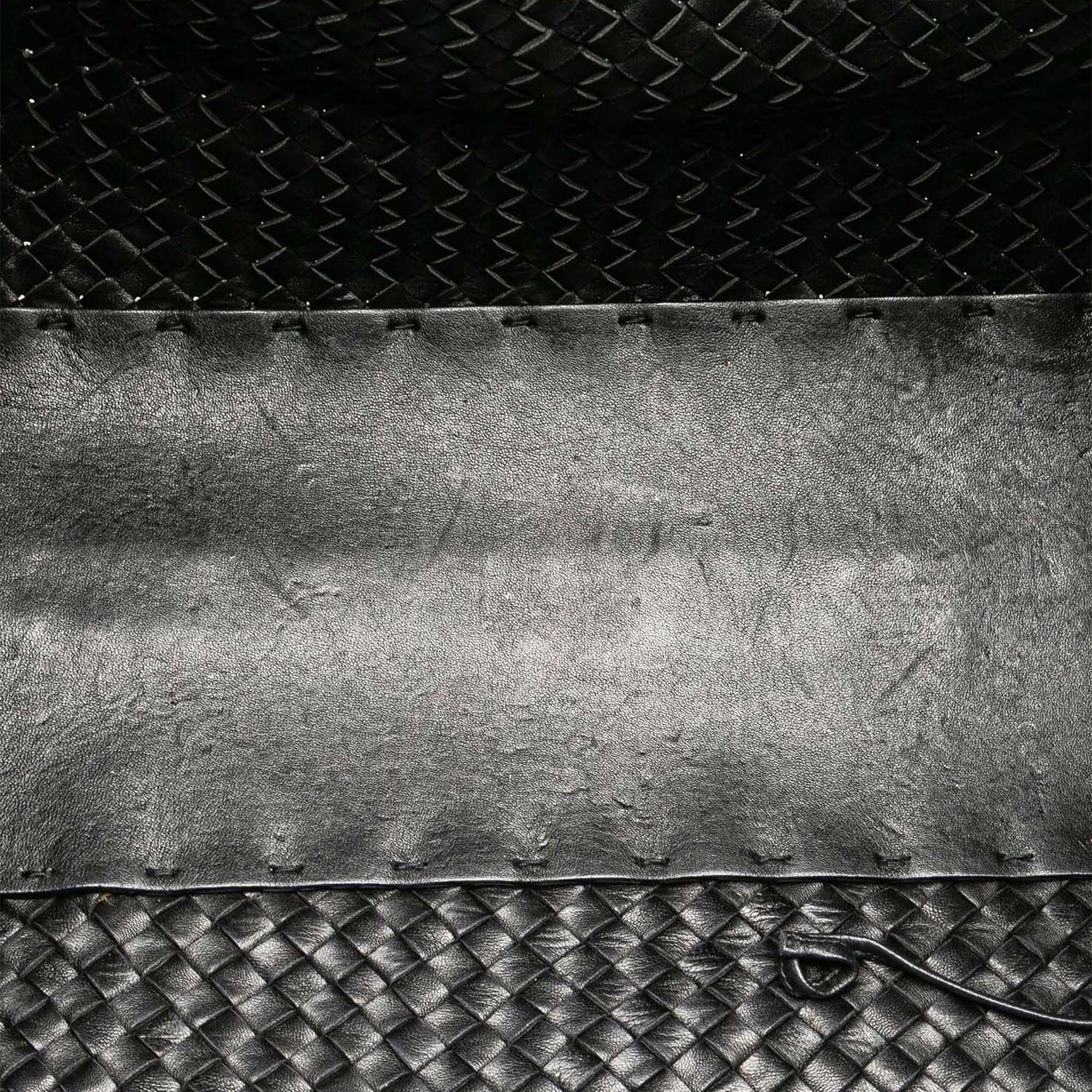 Medium Lambskin Intreccio Cabat Tote