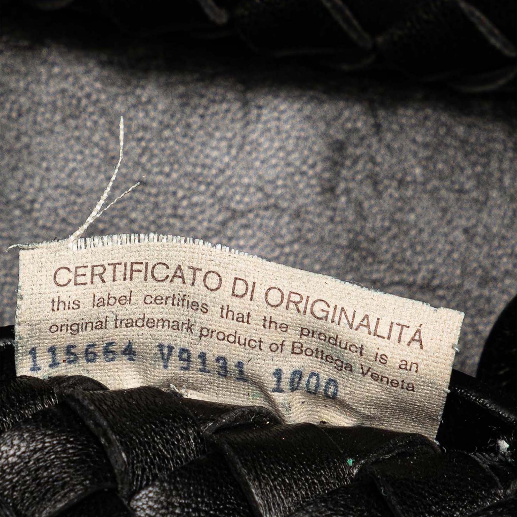 Medium Lambskin Intreccio Cabat Tote