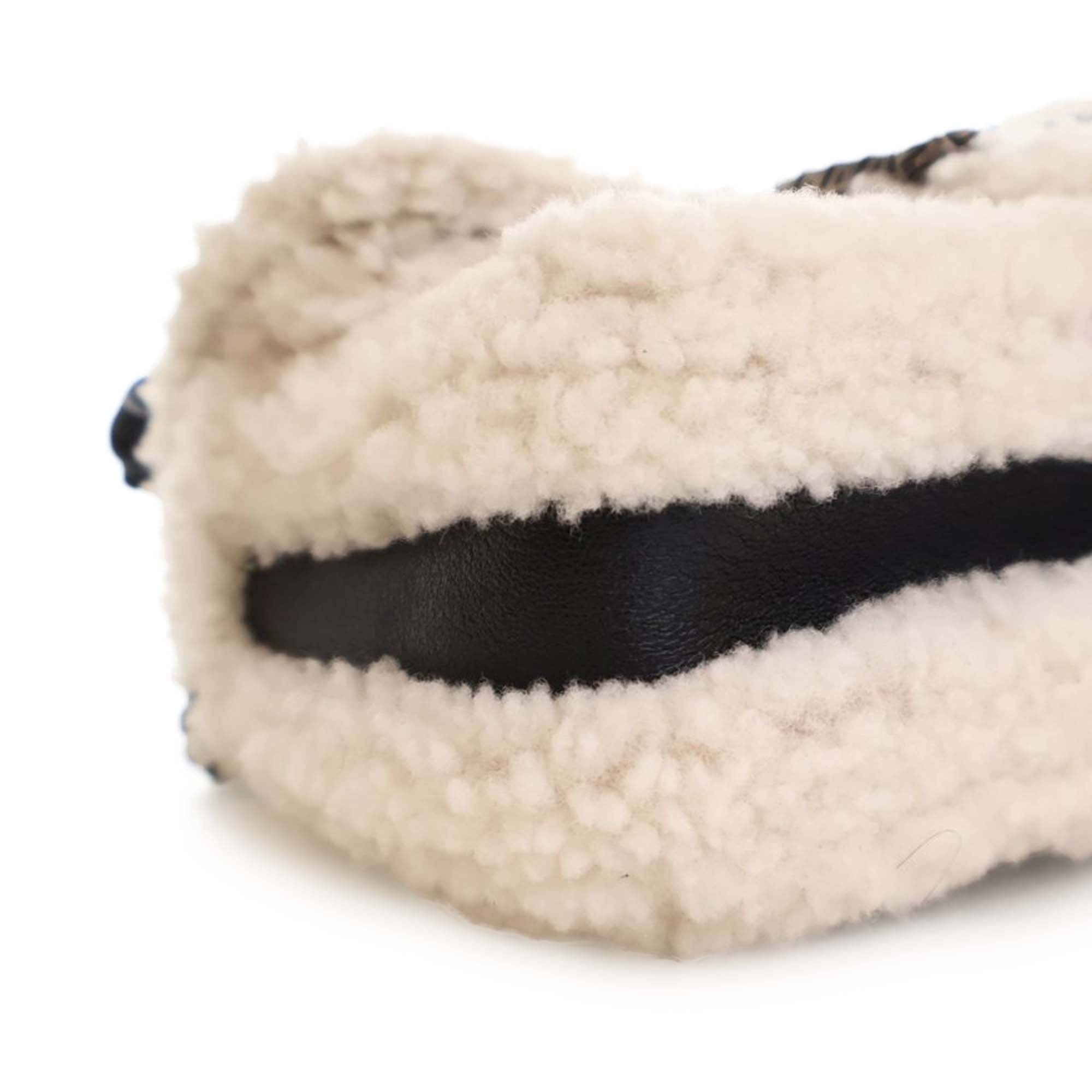Mini Leather and Shearling Dionysus Top Handle Bag