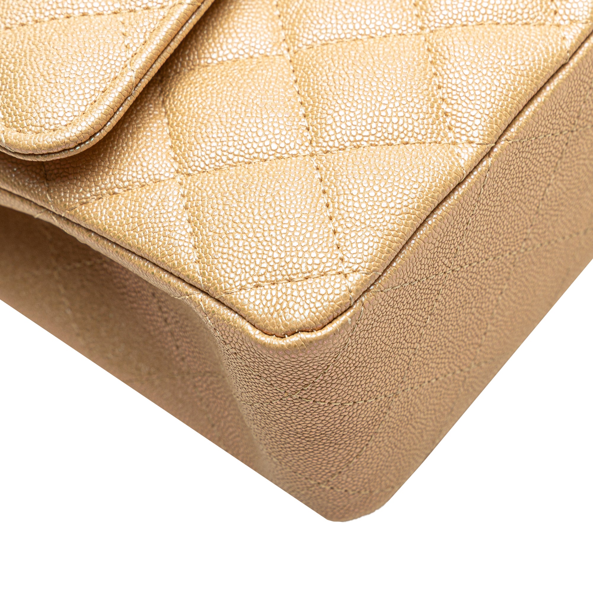 Chanel Medium Classic Iridescent Caviar Double Flap