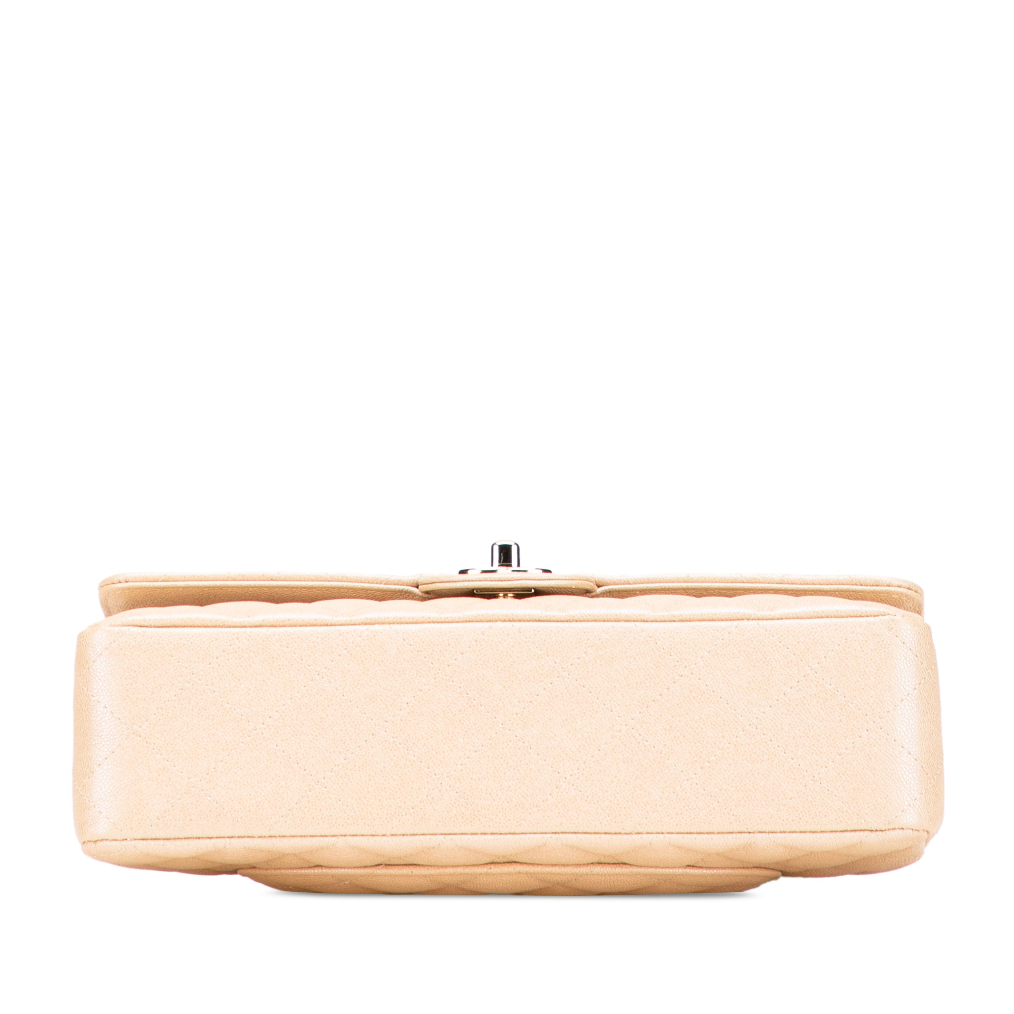 Medium Classic Iridescent Caviar Double Flap