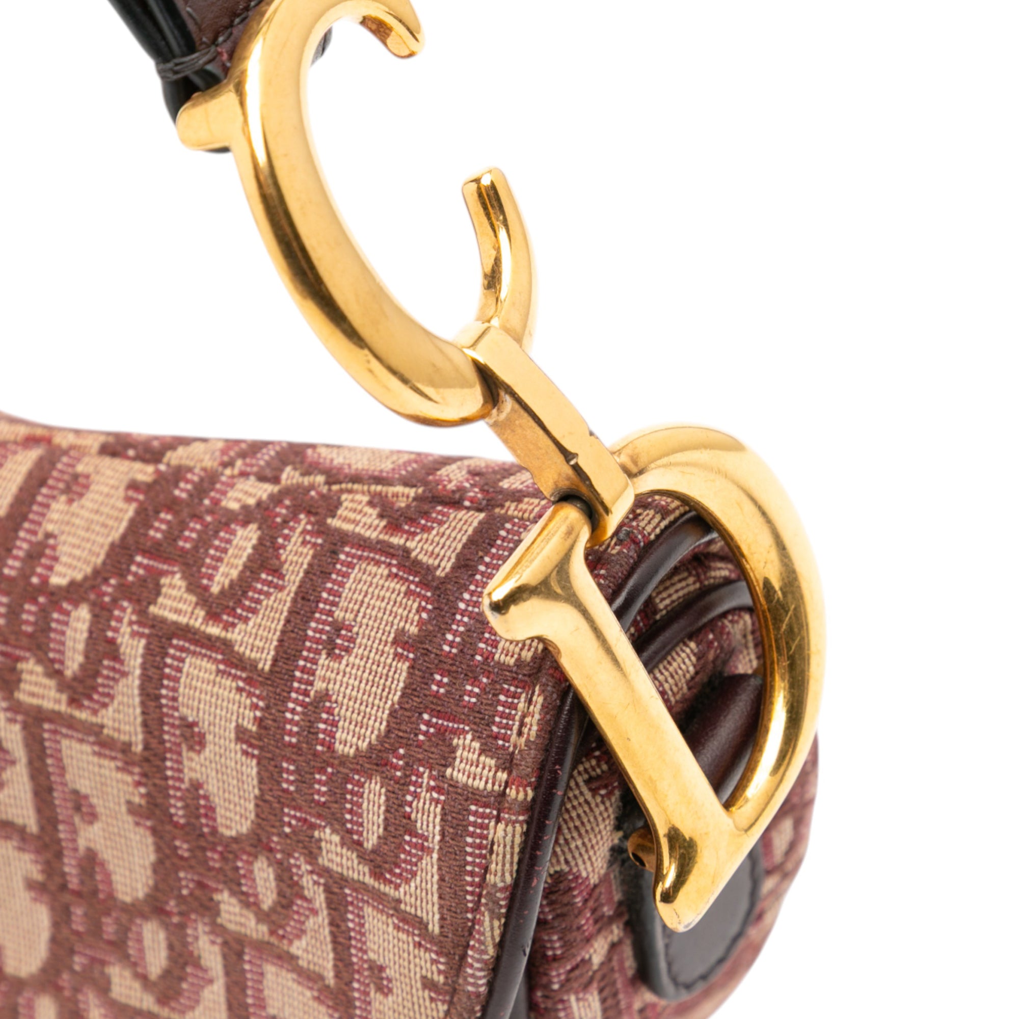Dior Oblique Canvas Saddle Bag