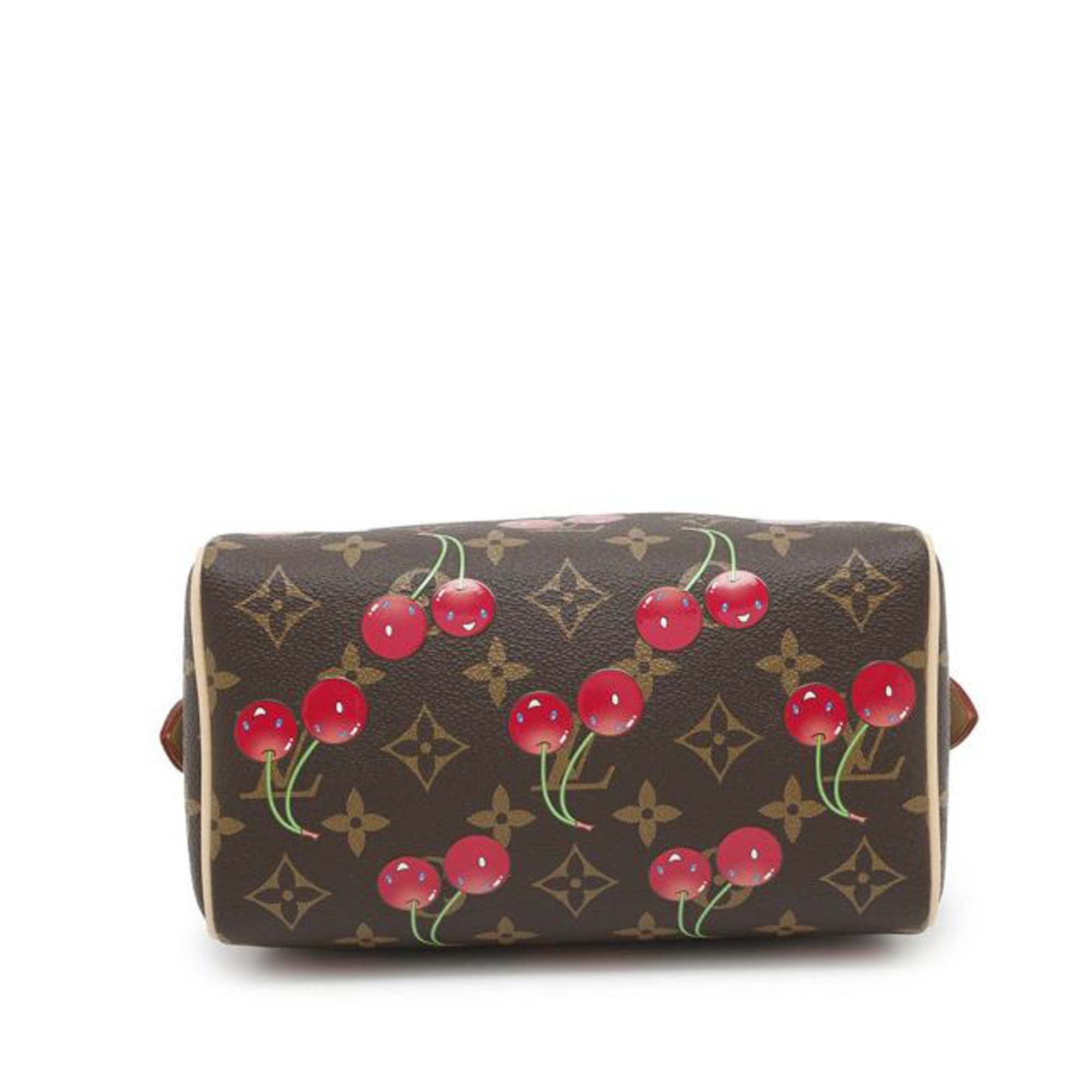 Takashi Murakami Monogram Cherry Speedy Bandouliere 20