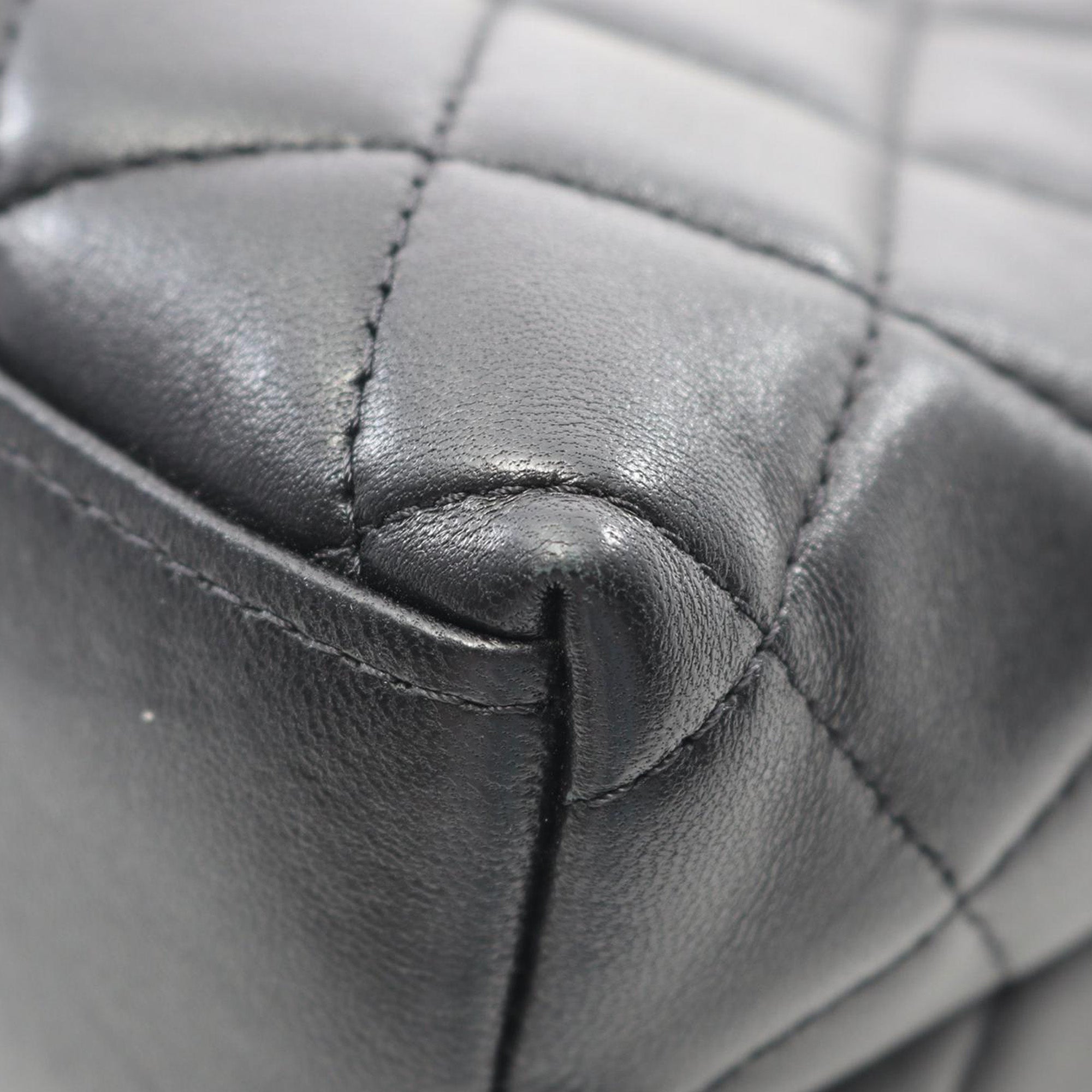 Quilted Lambskin Leo Shoulder Bag
