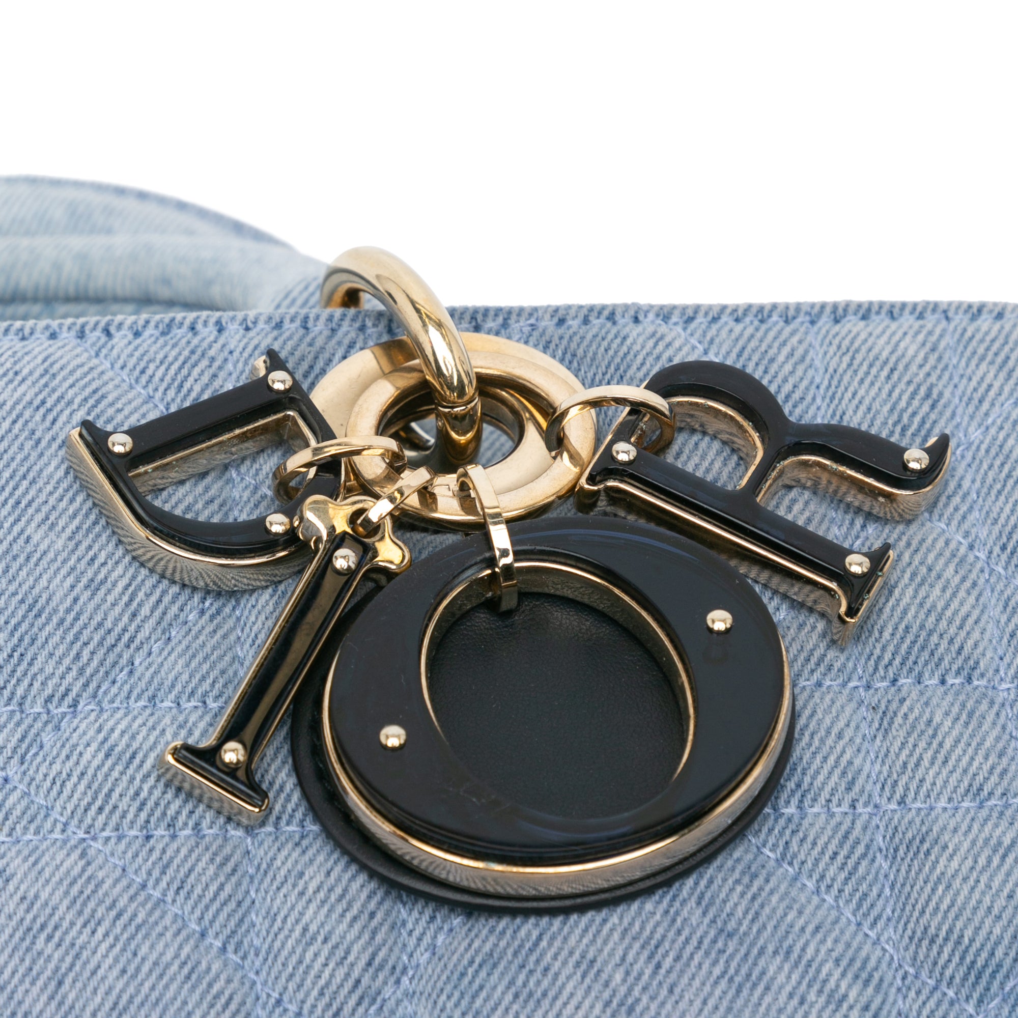 Dior Medium Denim Macrocannage Lady D Joy