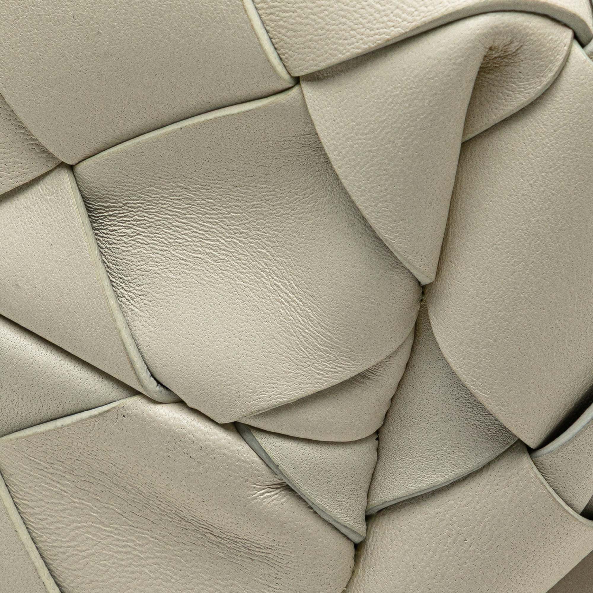 Bottega Veneta Small Lambskin Intrecciato Cabat Tote