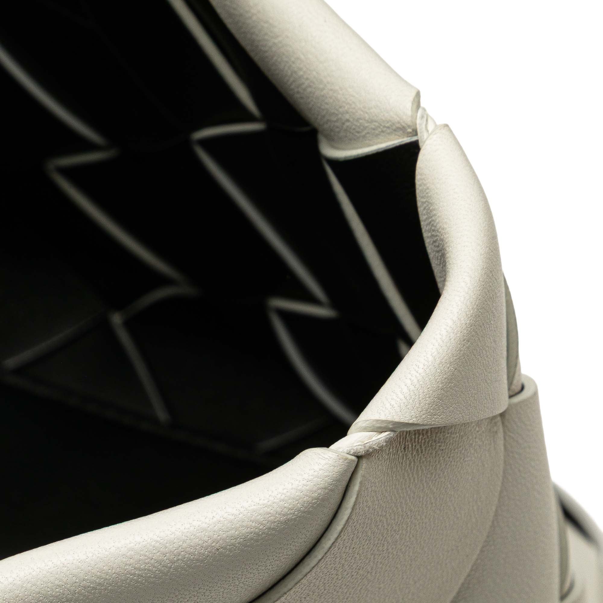 Small Lambskin Intrecciato Cabat Tote