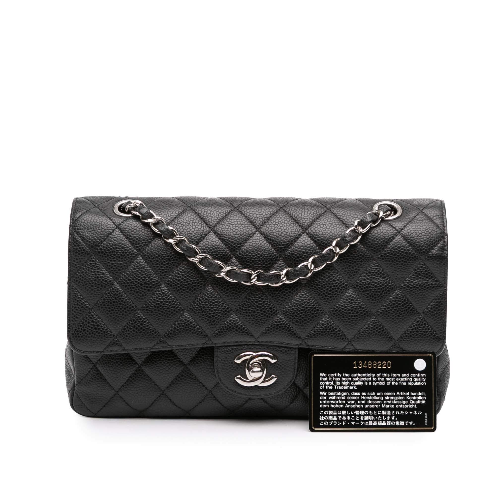 Medium Classic Caviar Double Flap