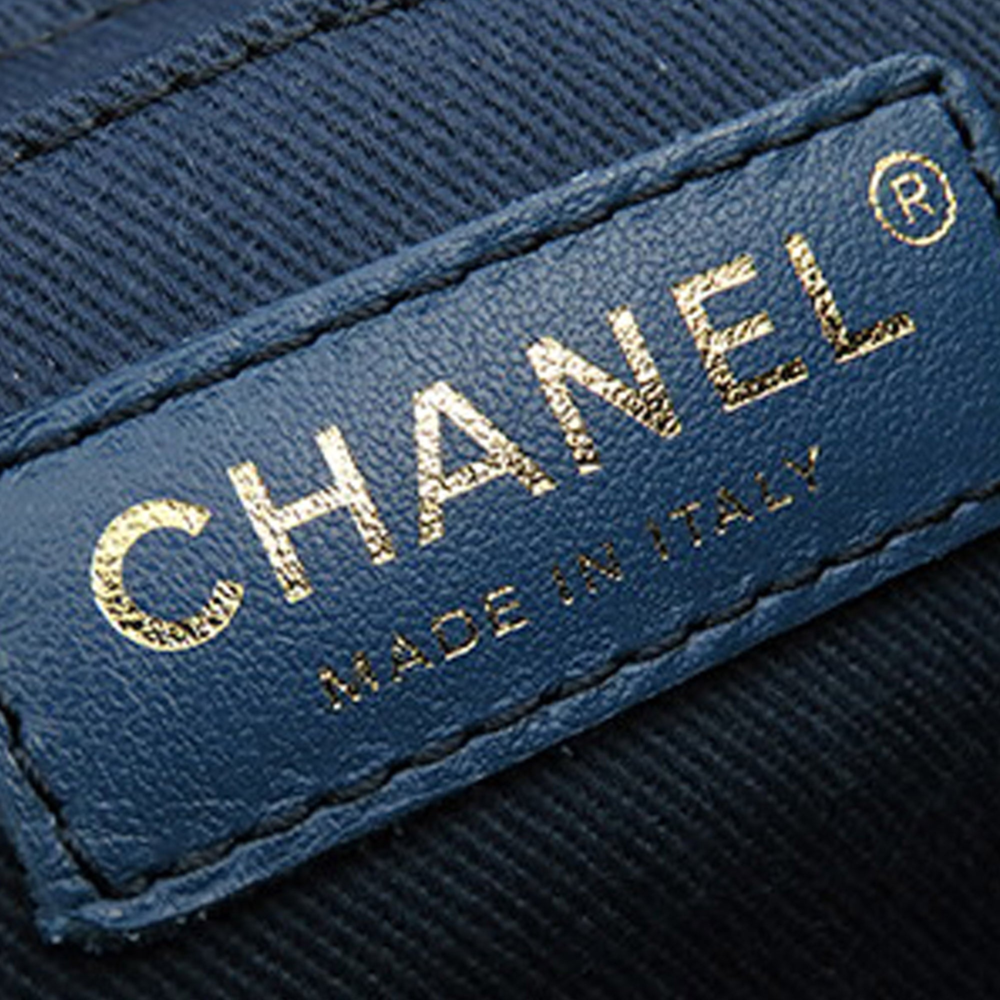 CC Quilted Denim Vanity Bag