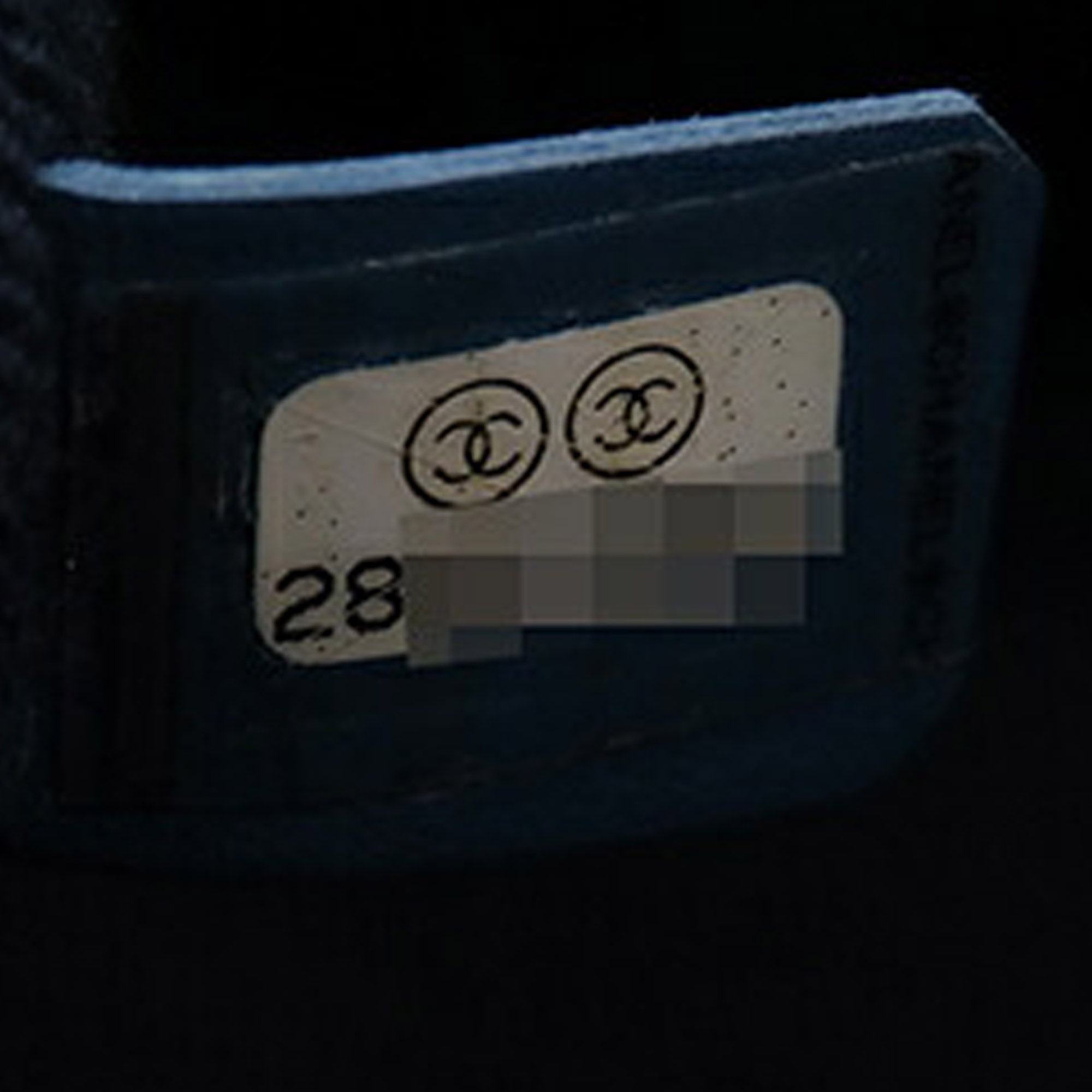 CC Quilted Denim Vanity Bag