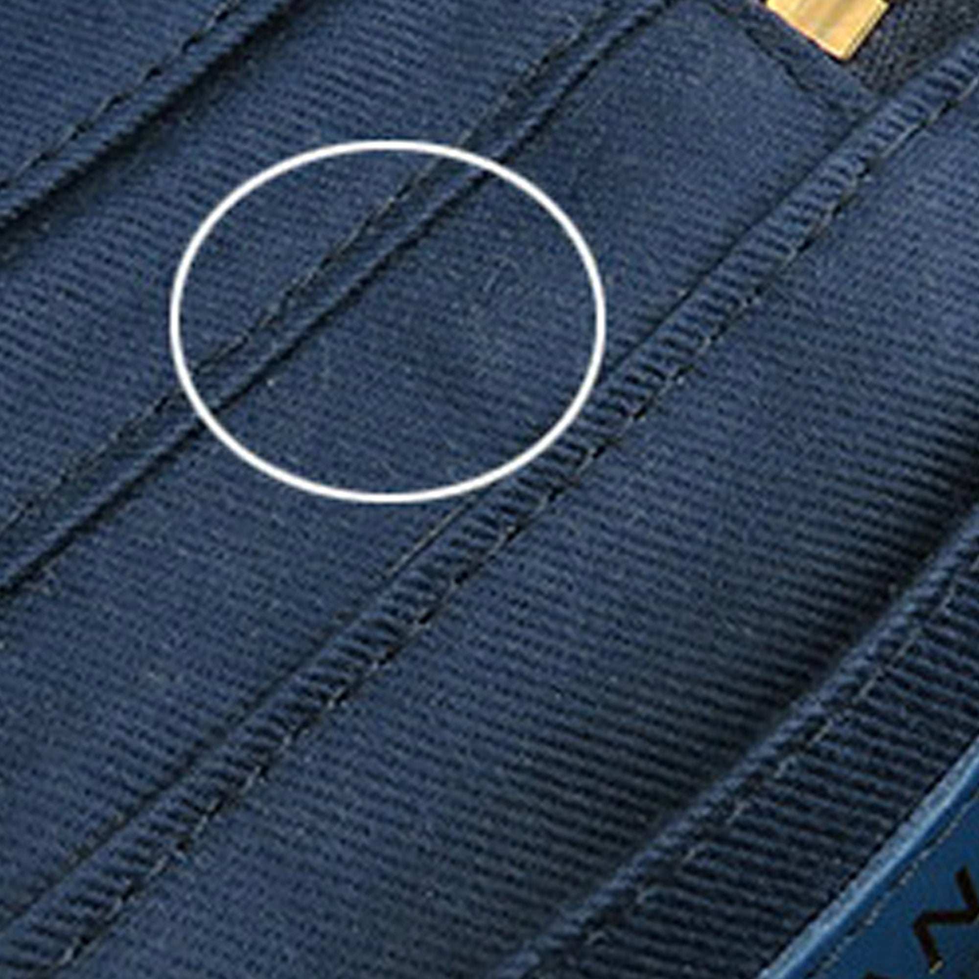 CC Quilted Denim Vanity Bag