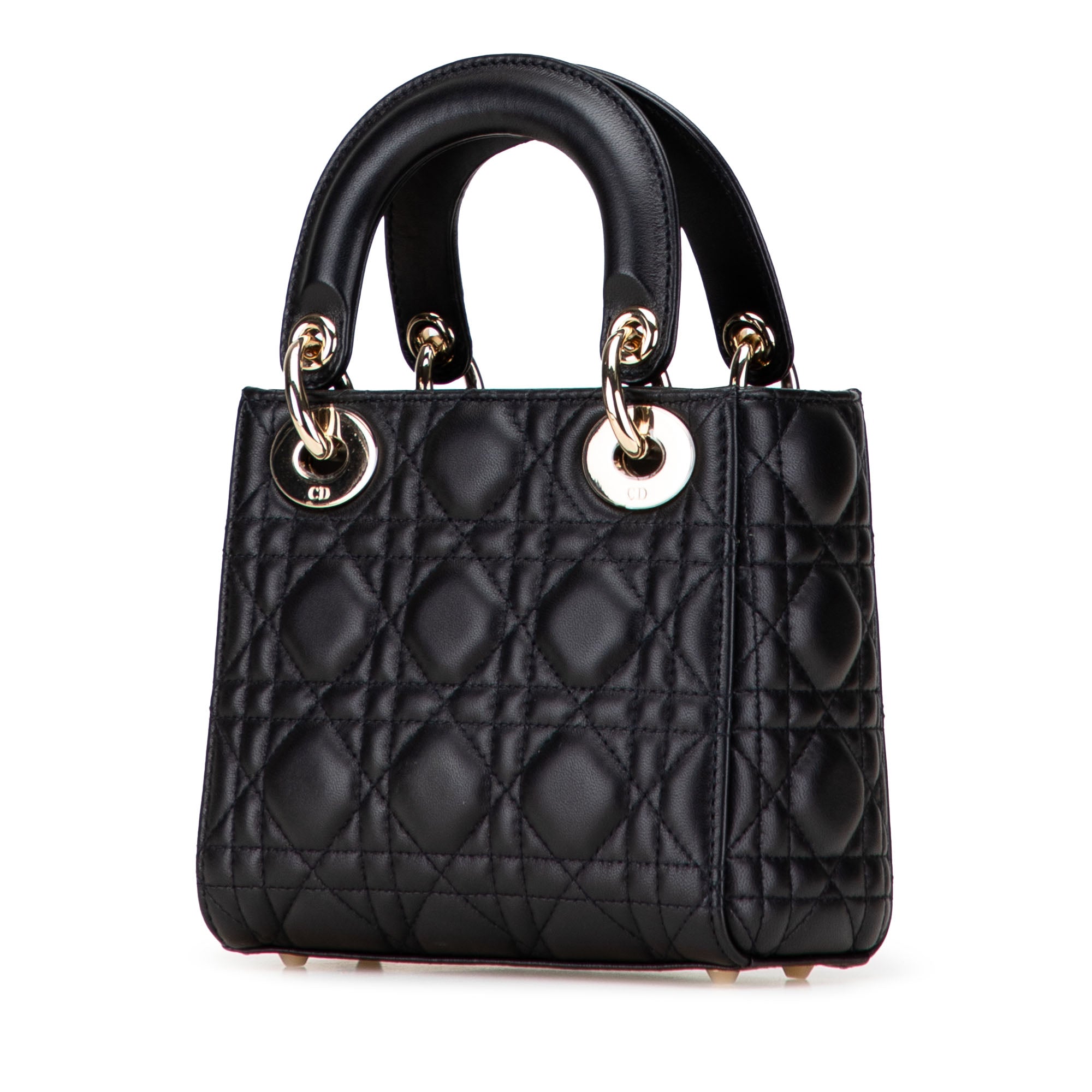 Mini Lambskin Cannage Lady Dior