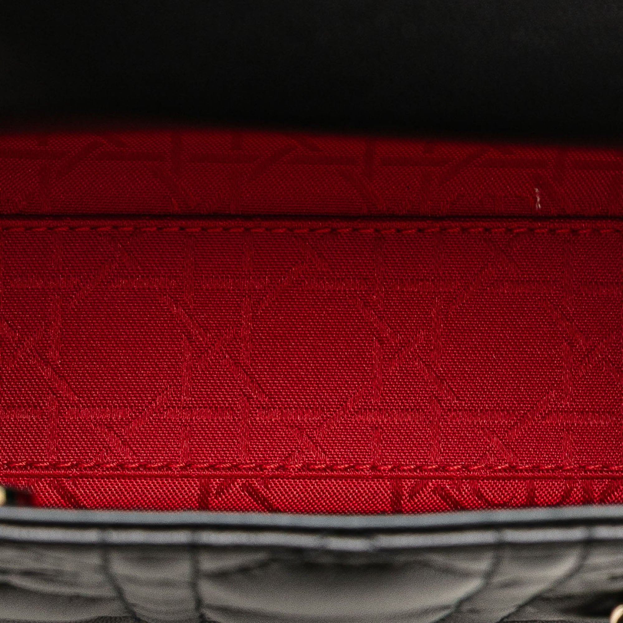 Mini Lambskin Cannage Lady Dior