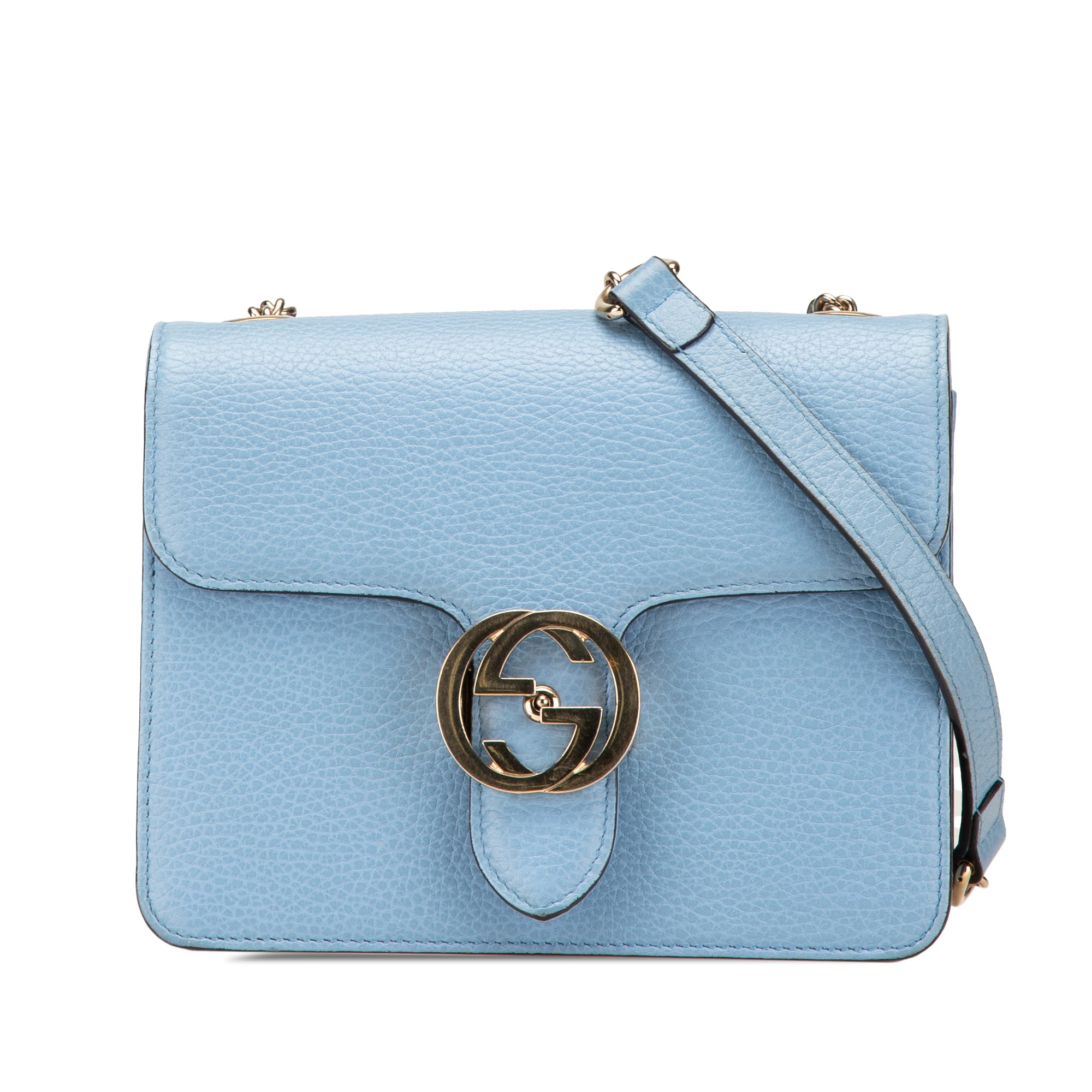 Gucci Small Dollar Calfskin Interlocking G Crossbody