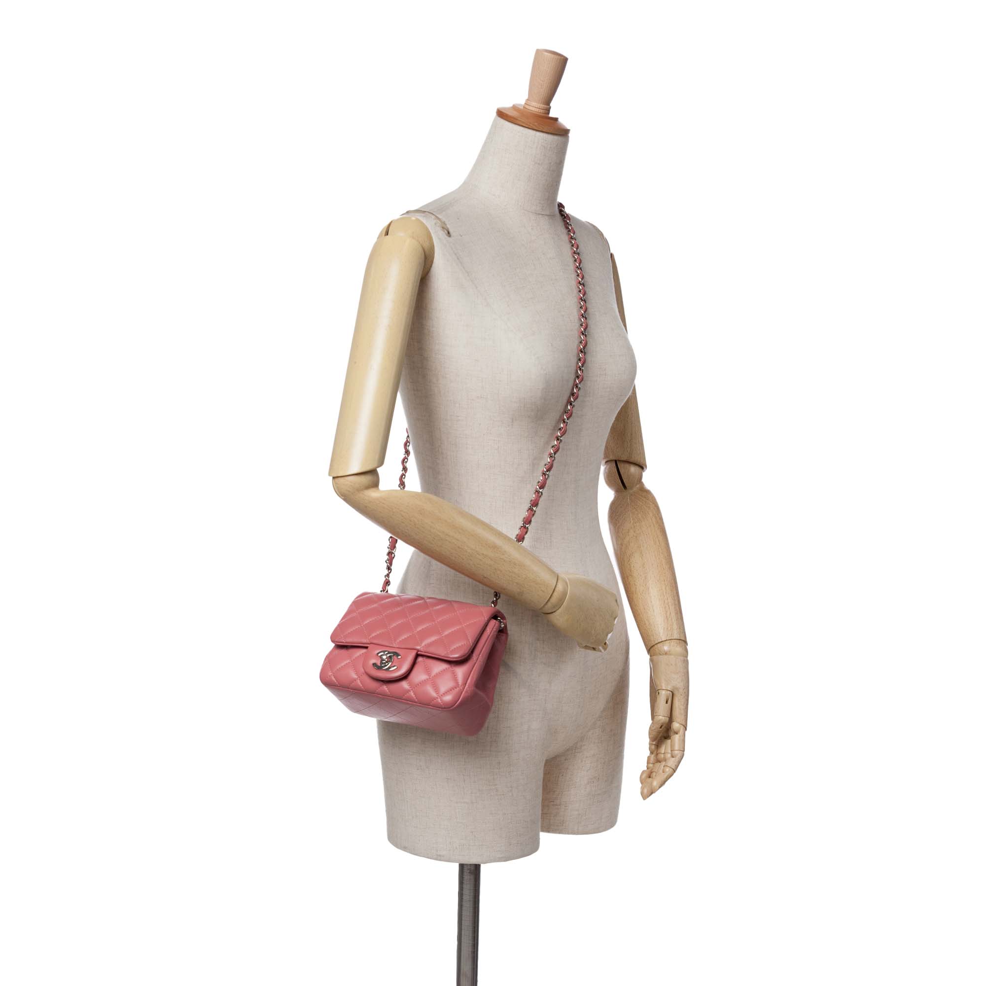 Chanel Mini Square Classic Lambskin Single Flap