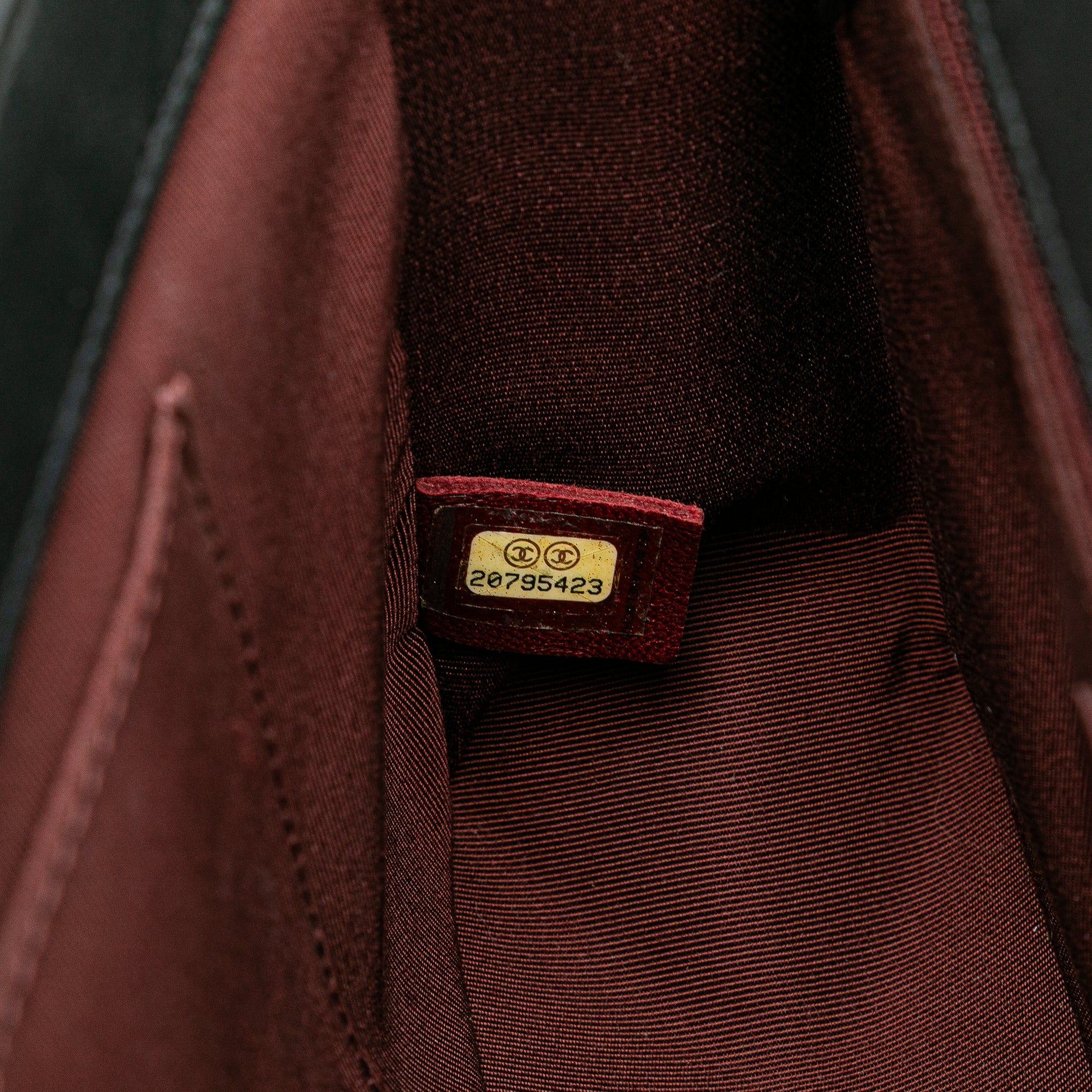 Medium Chevron Wrinkled Lambskin Boy Flap