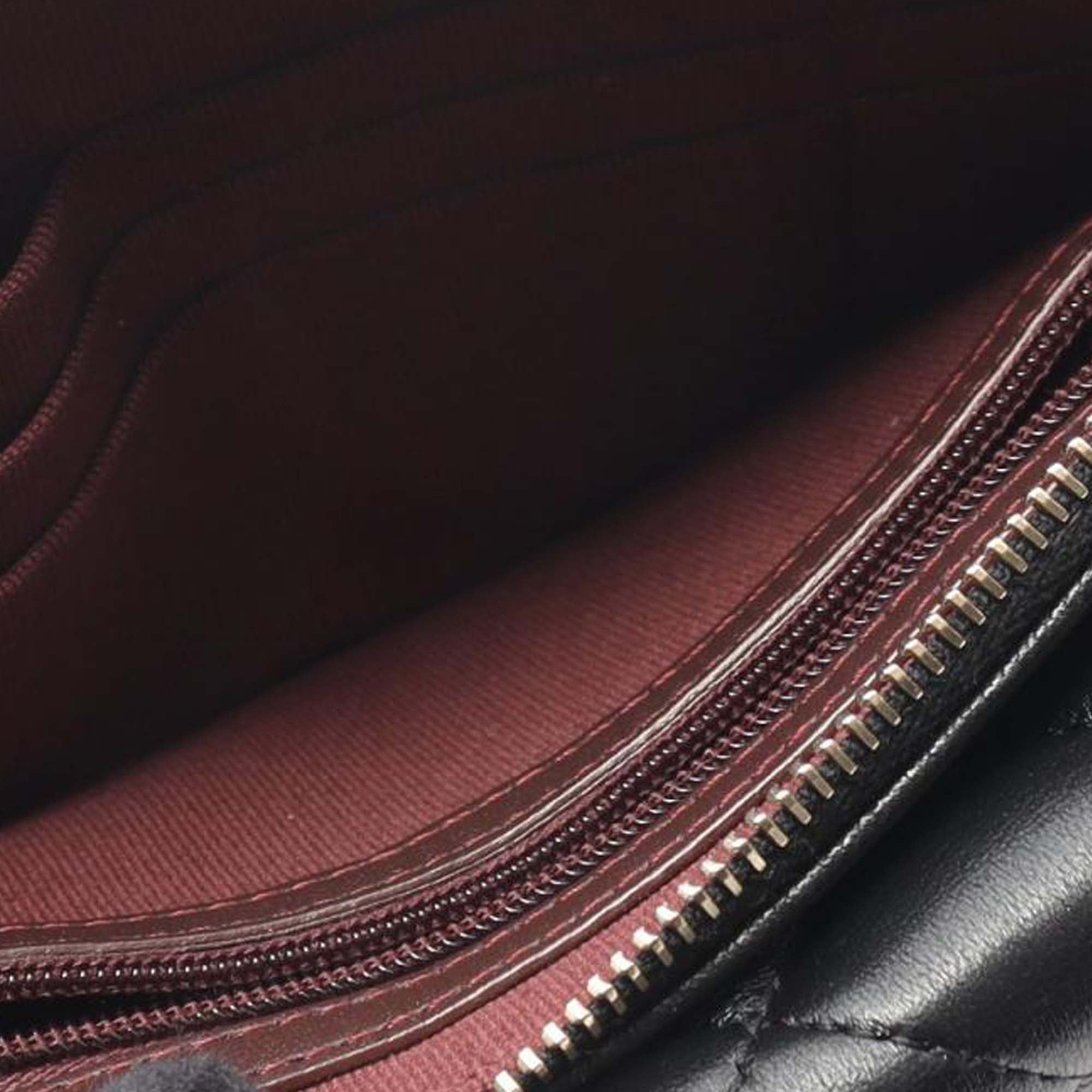 CC Quilted Lambskin Flap Phone Holder Wallet on Chain