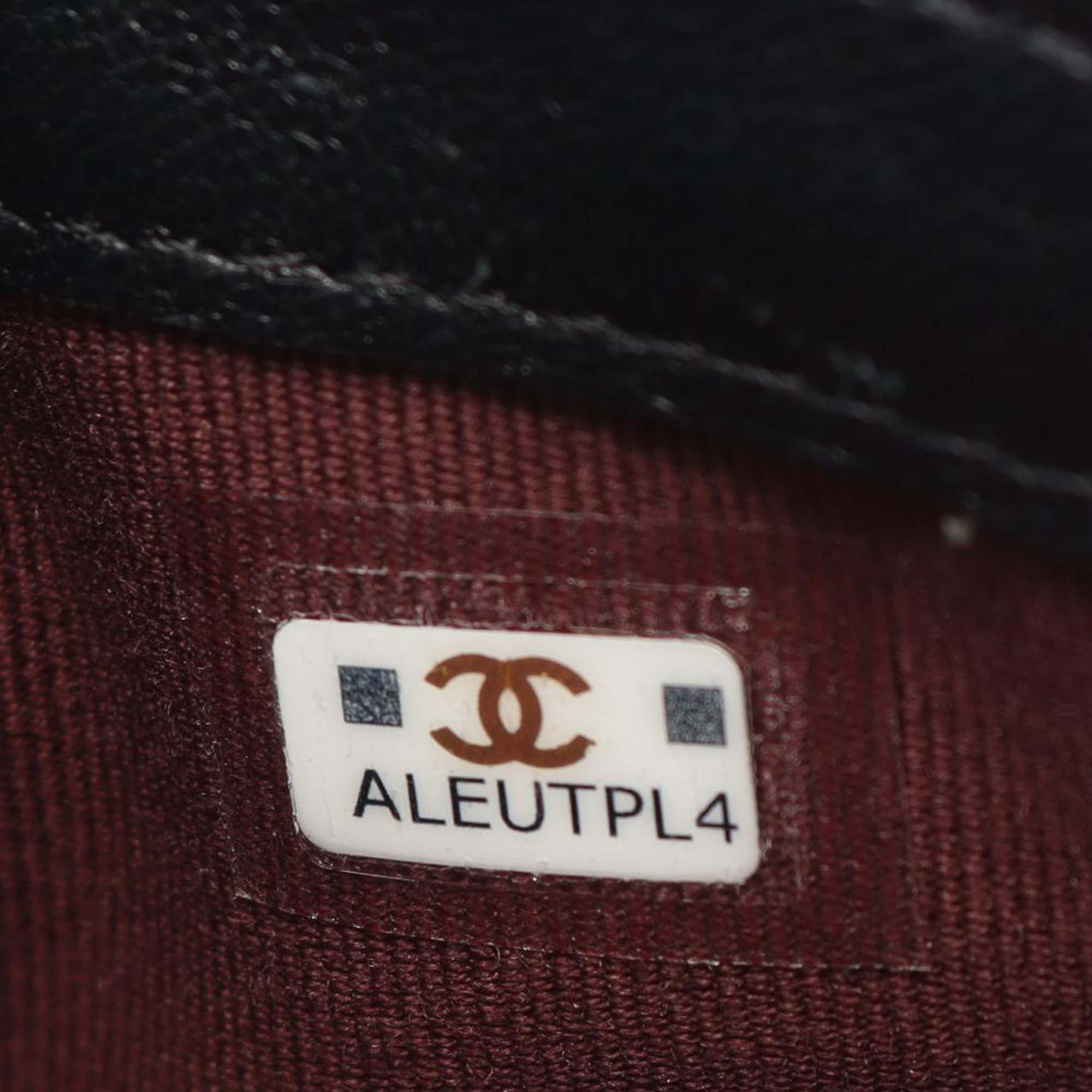 CC Quilted Lambskin Flap Phone Holder Wallet on Chain