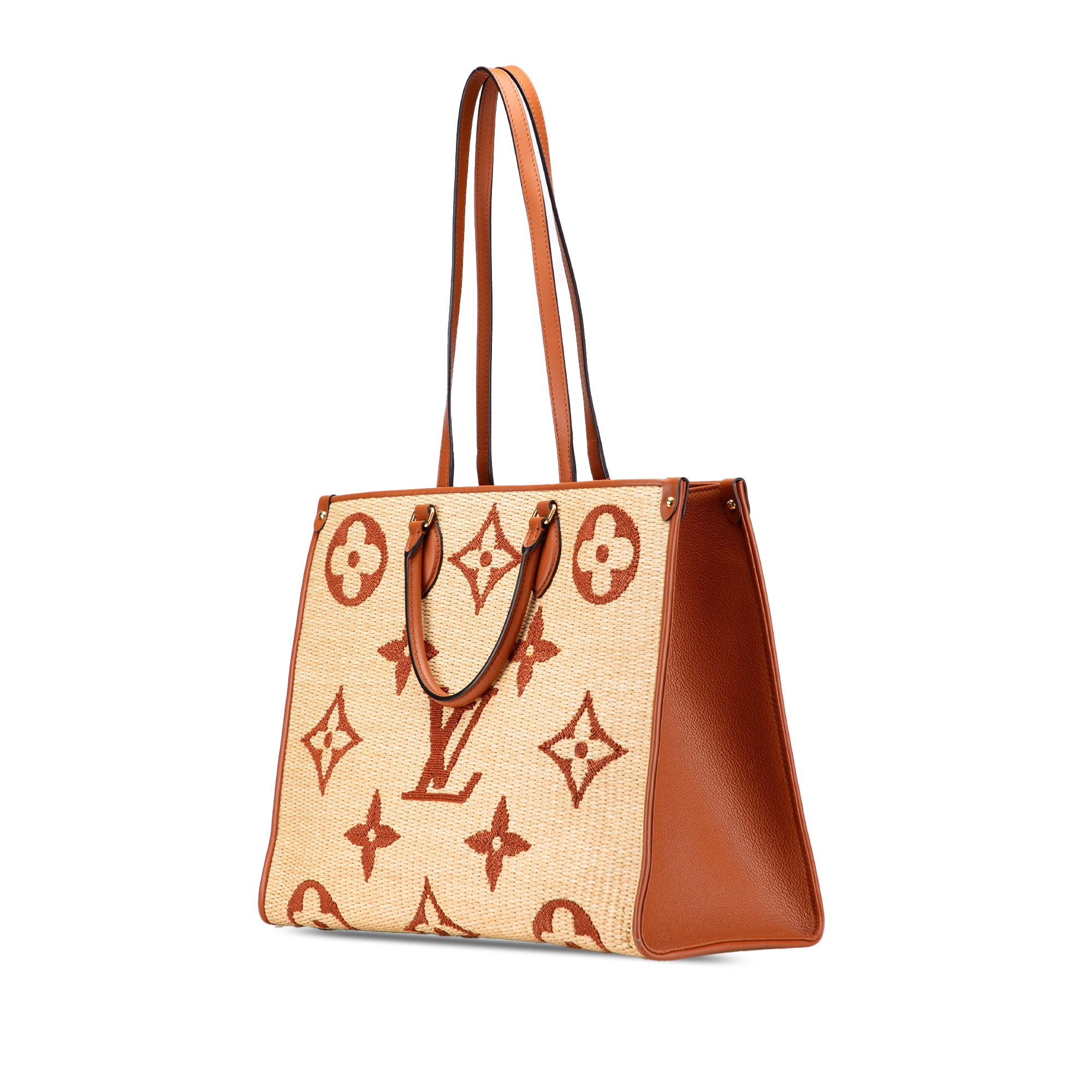 Monogram Giant Raffia OnTheGo GM