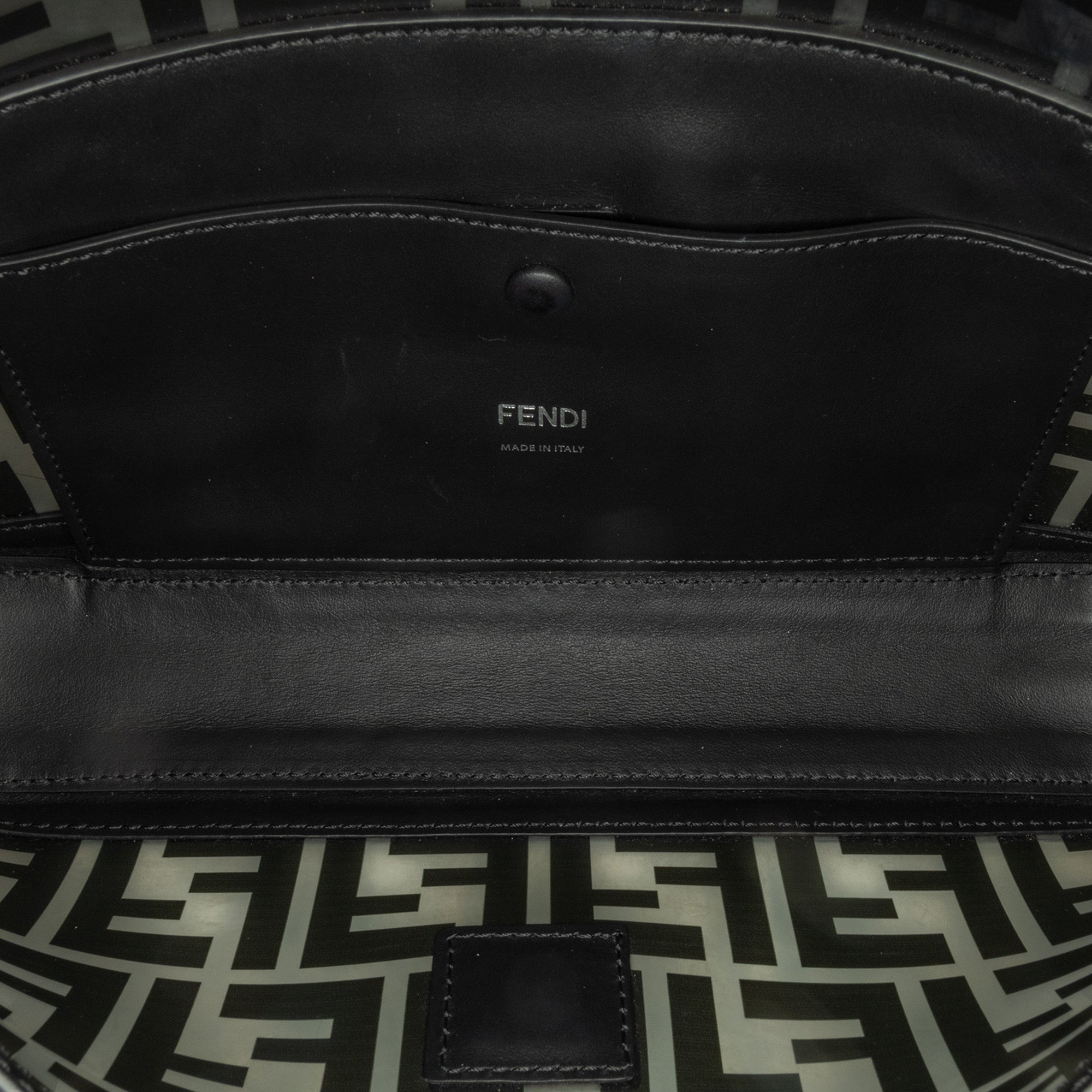 Fendi Medium Zucca PVC Baguette Satchel