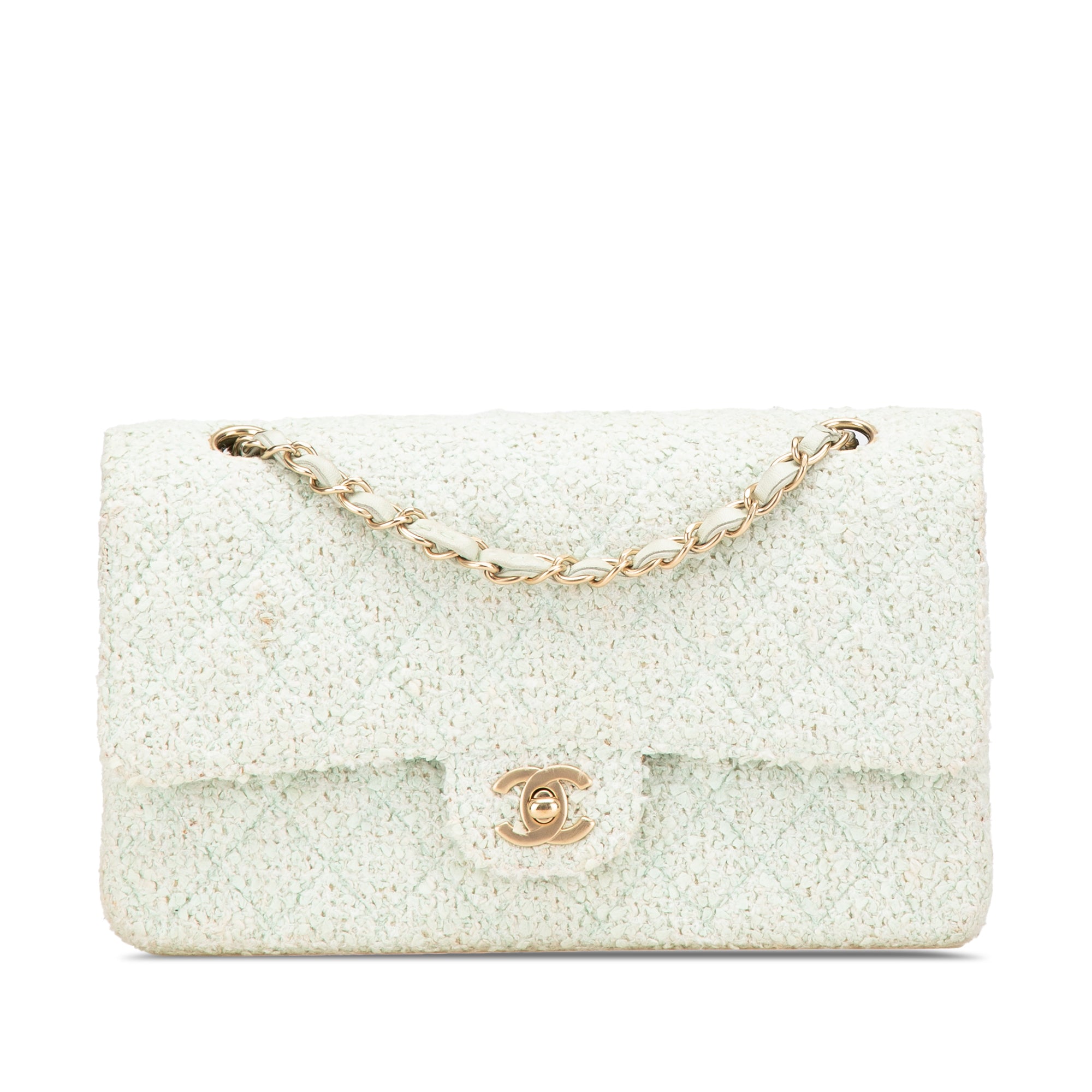 Medium Classic Tweed Double Flap