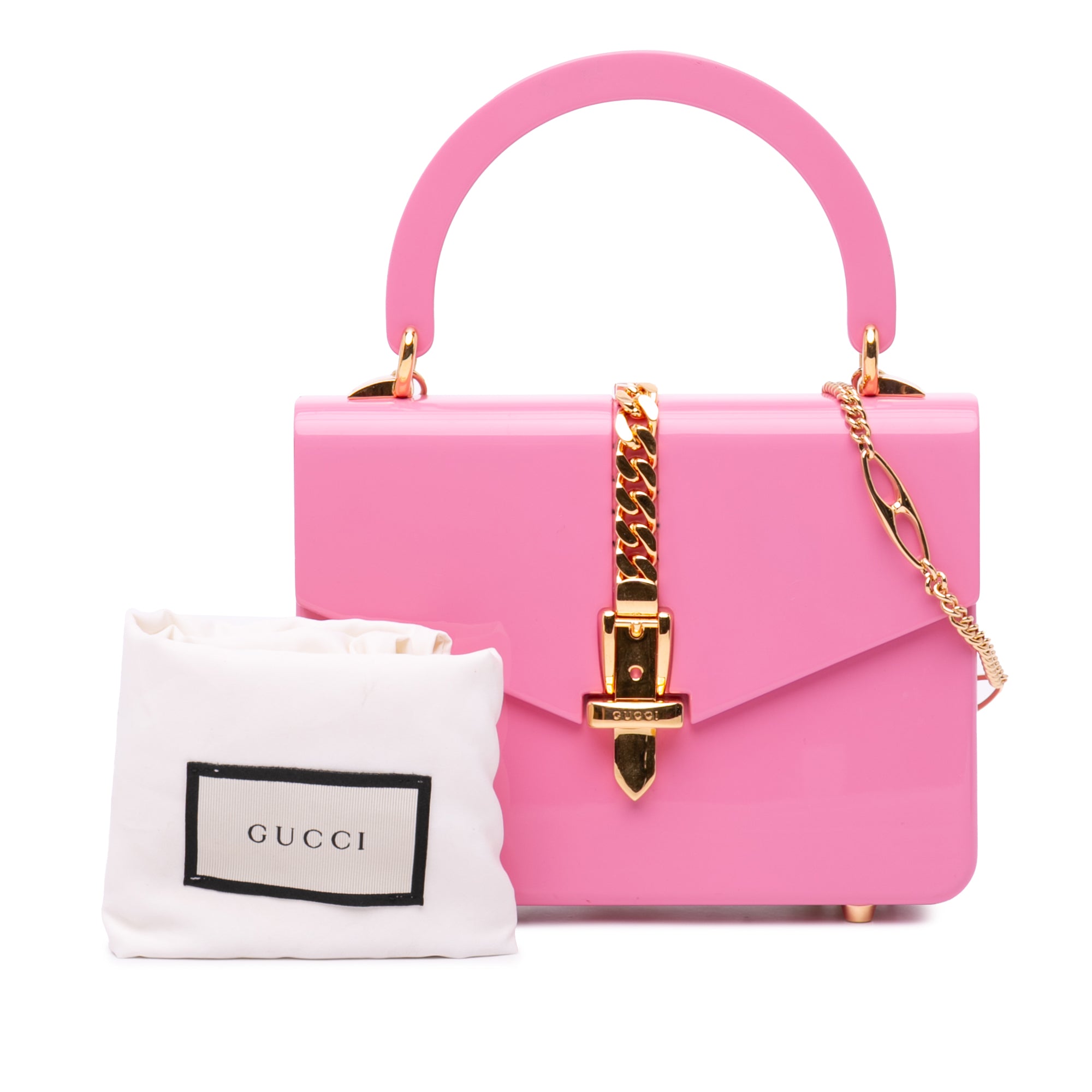 Mini Acrylic Sylvie 1969 Top Handle Bag