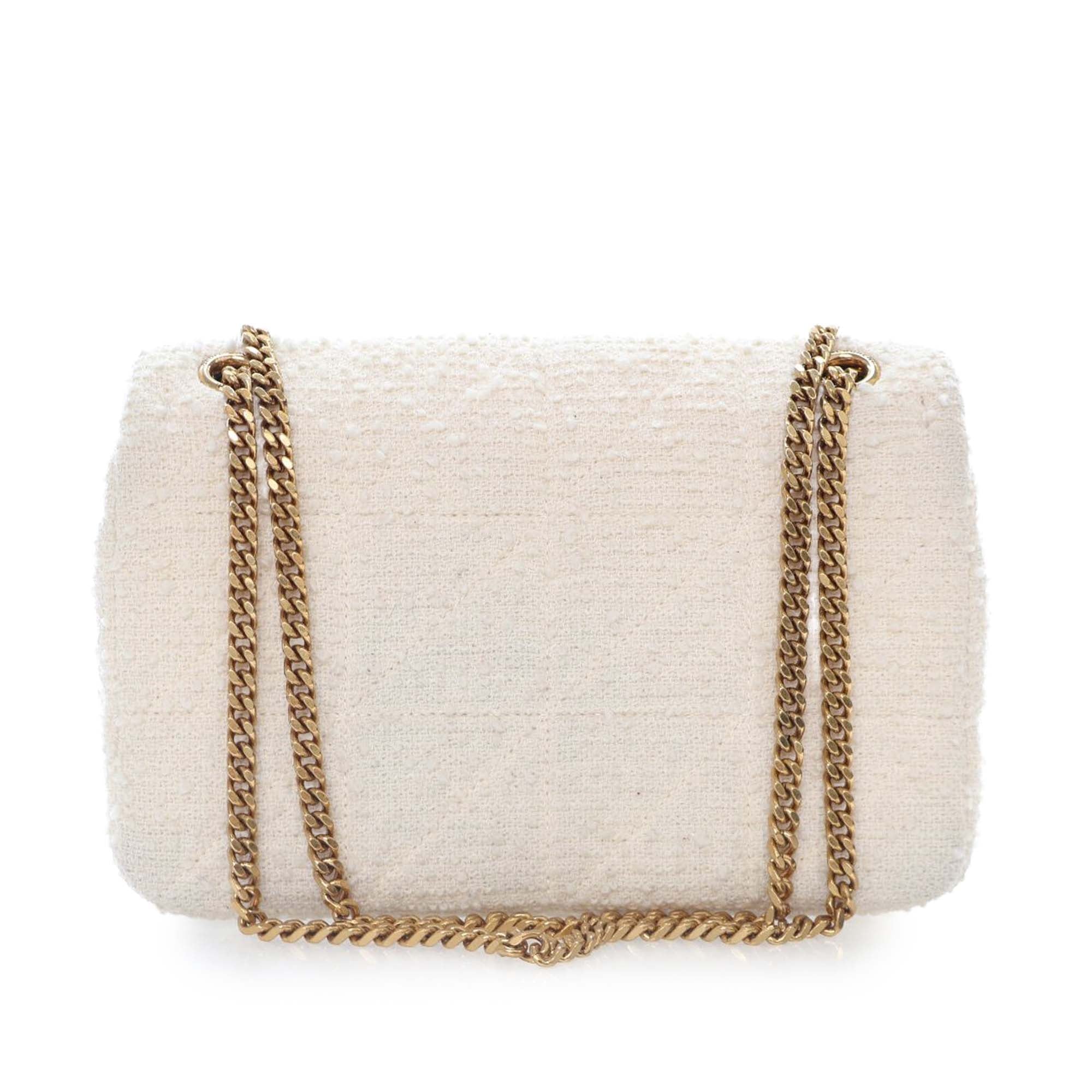 Medium Boucle Tweed Patchwork Jamie Shoulder Bag