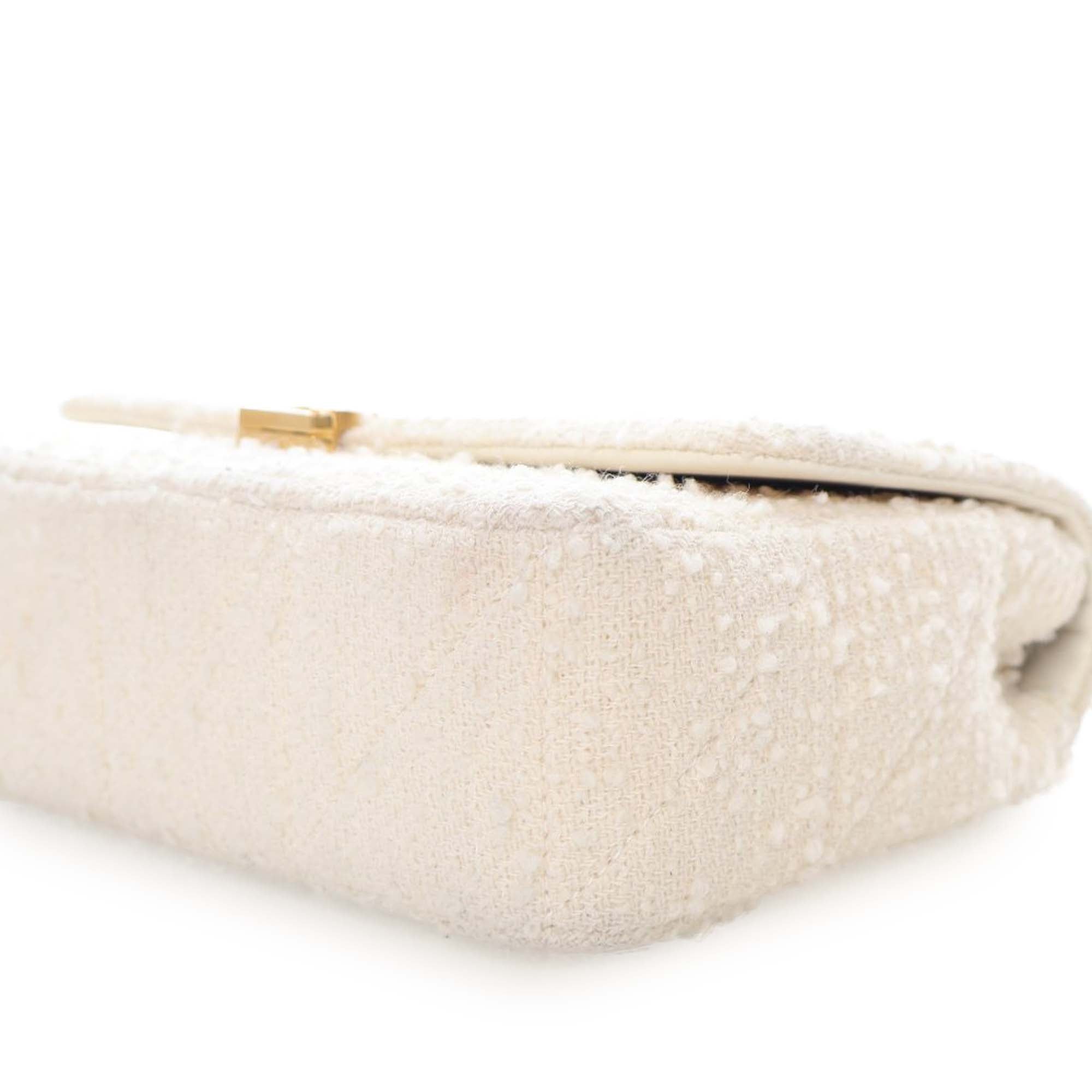Medium Boucle Tweed Patchwork Jamie Shoulder Bag