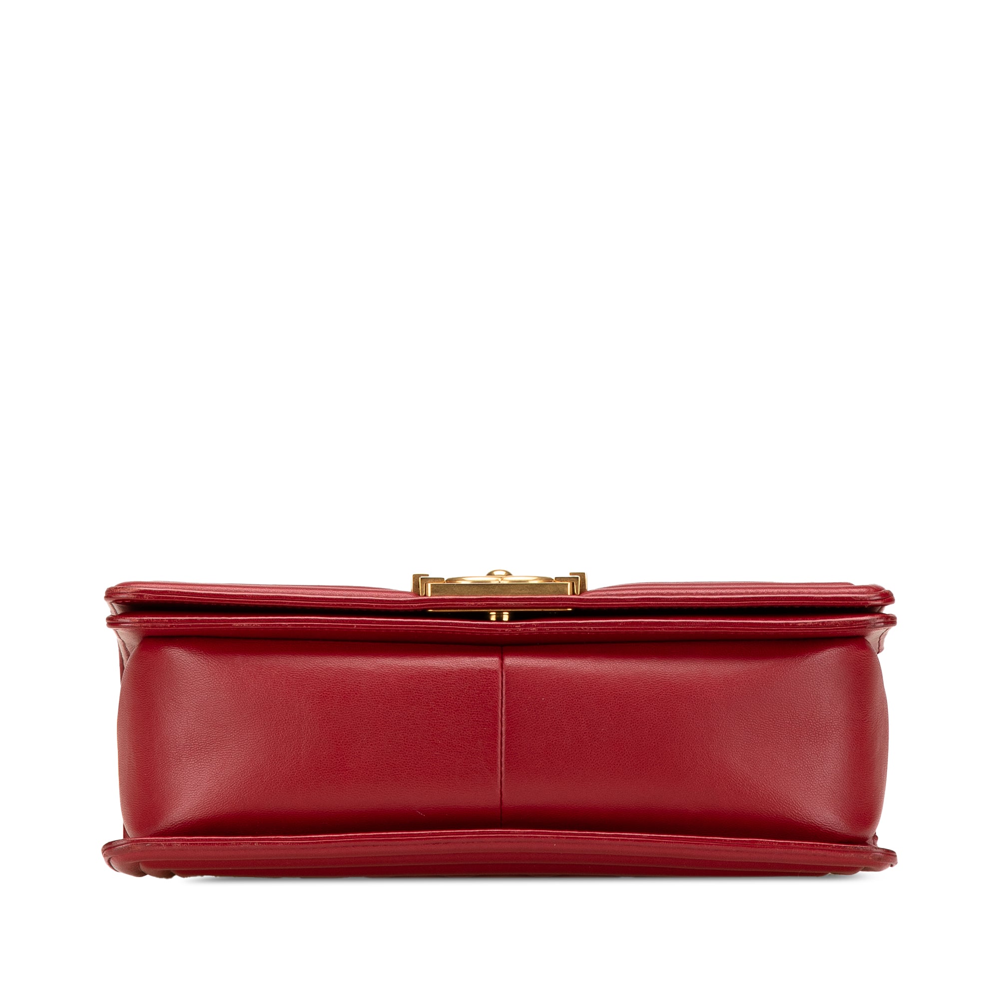 Old Medium Quilted Lambskin Boy Flap