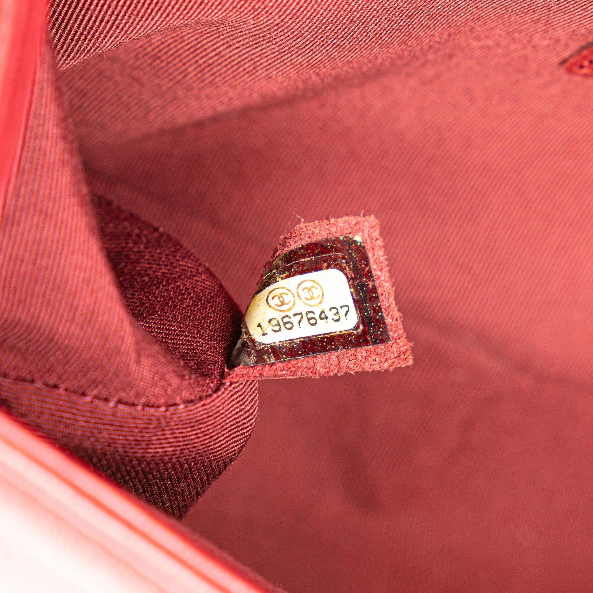 Old Medium Quilted Lambskin Boy Flap