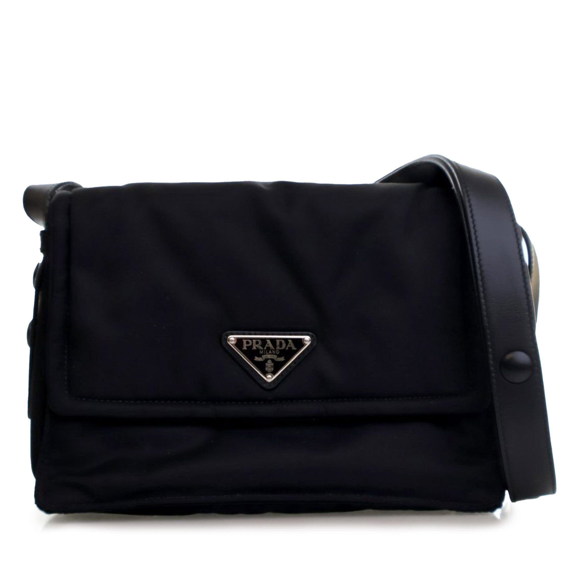 Small Re Nylon Padded Traveller Shoulder Bag
