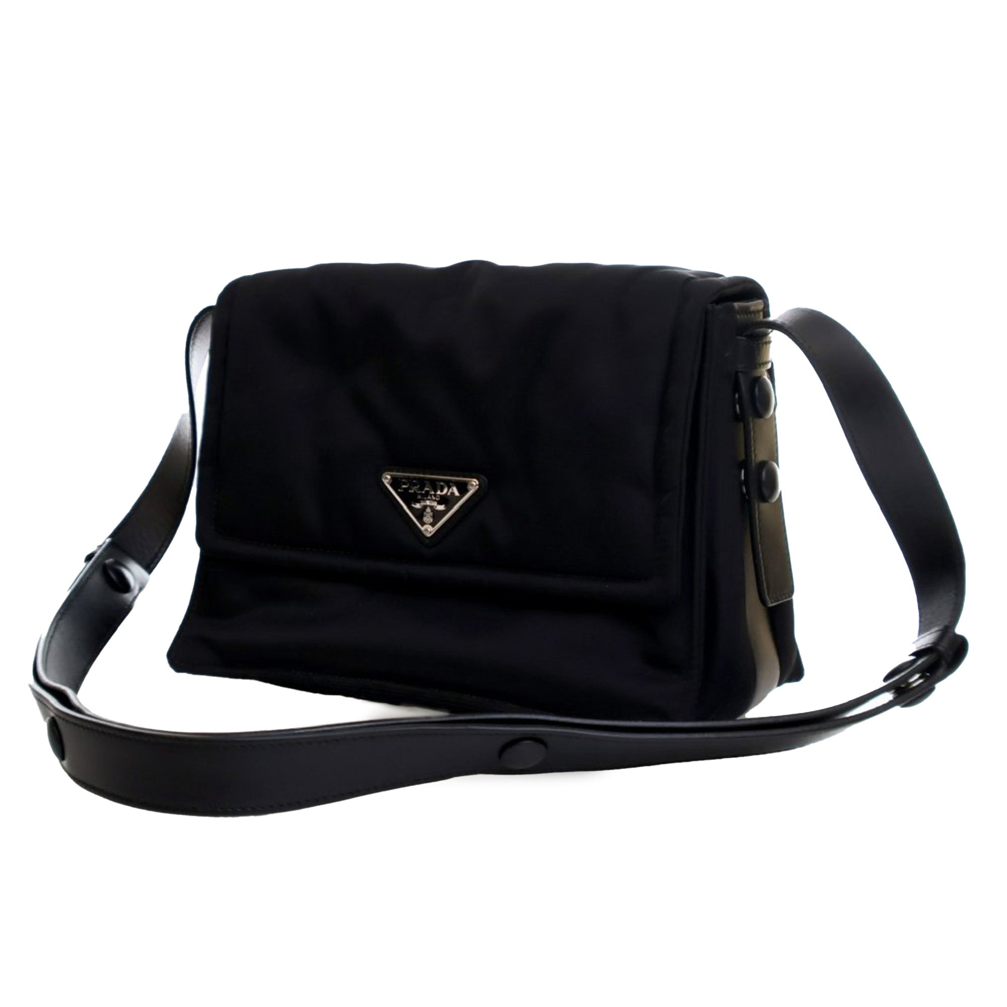 Prada Small Re Nylon Padded Traveller Shoulder Bag