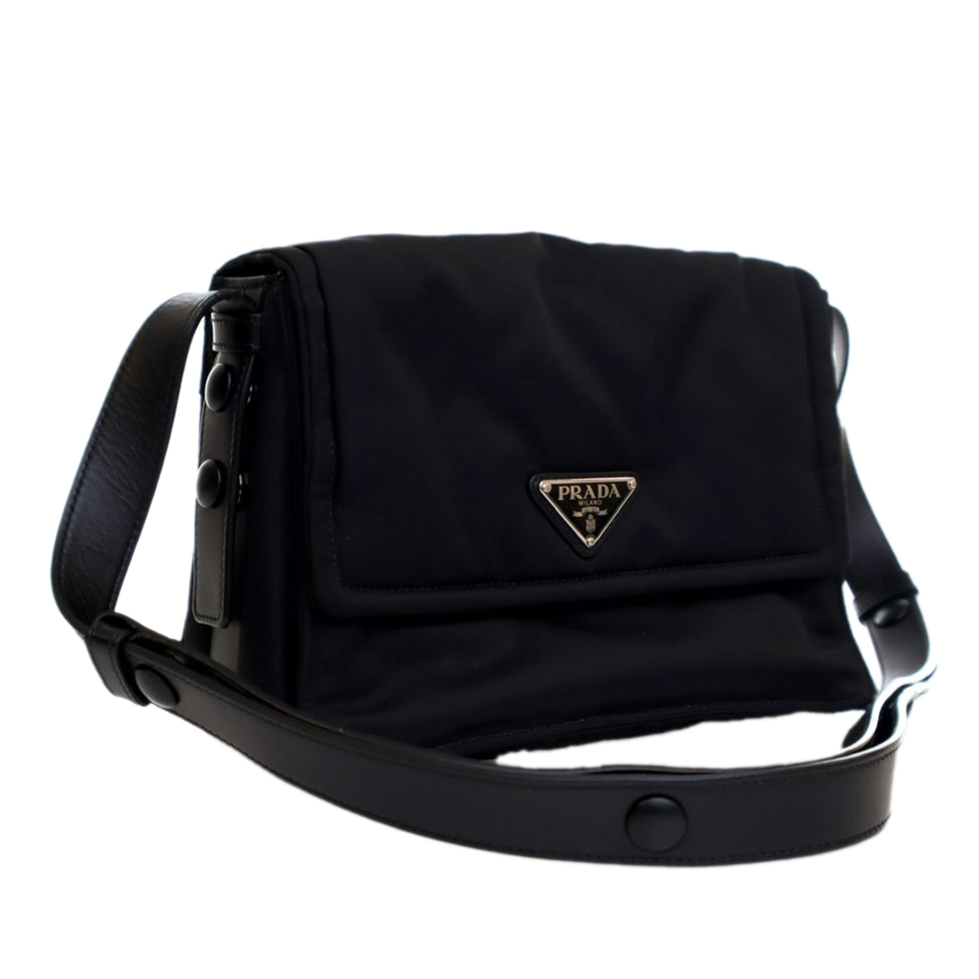 Prada Small Re Nylon Padded Traveller Shoulder Bag