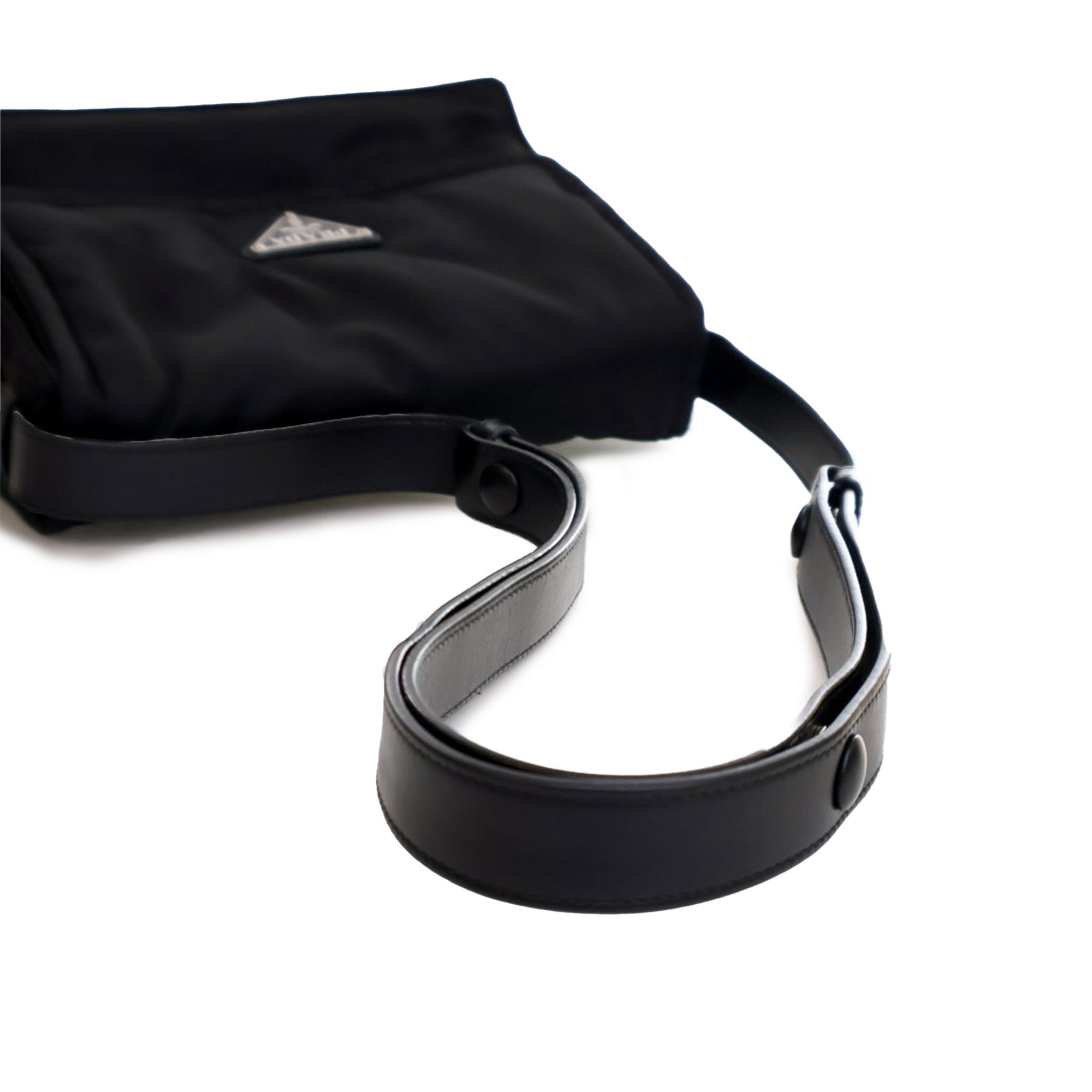 Small Re Nylon Padded Traveller Shoulder Bag