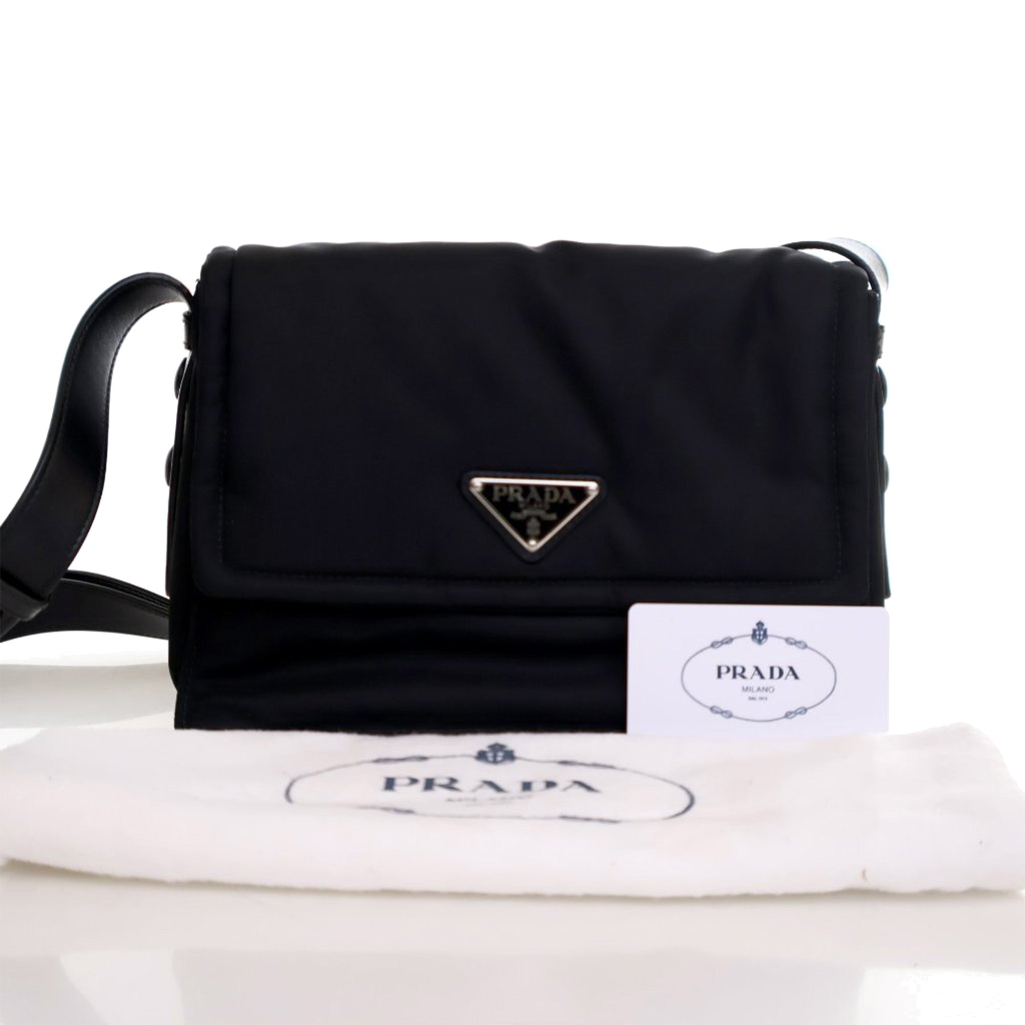 Small Re Nylon Padded Traveller Shoulder Bag