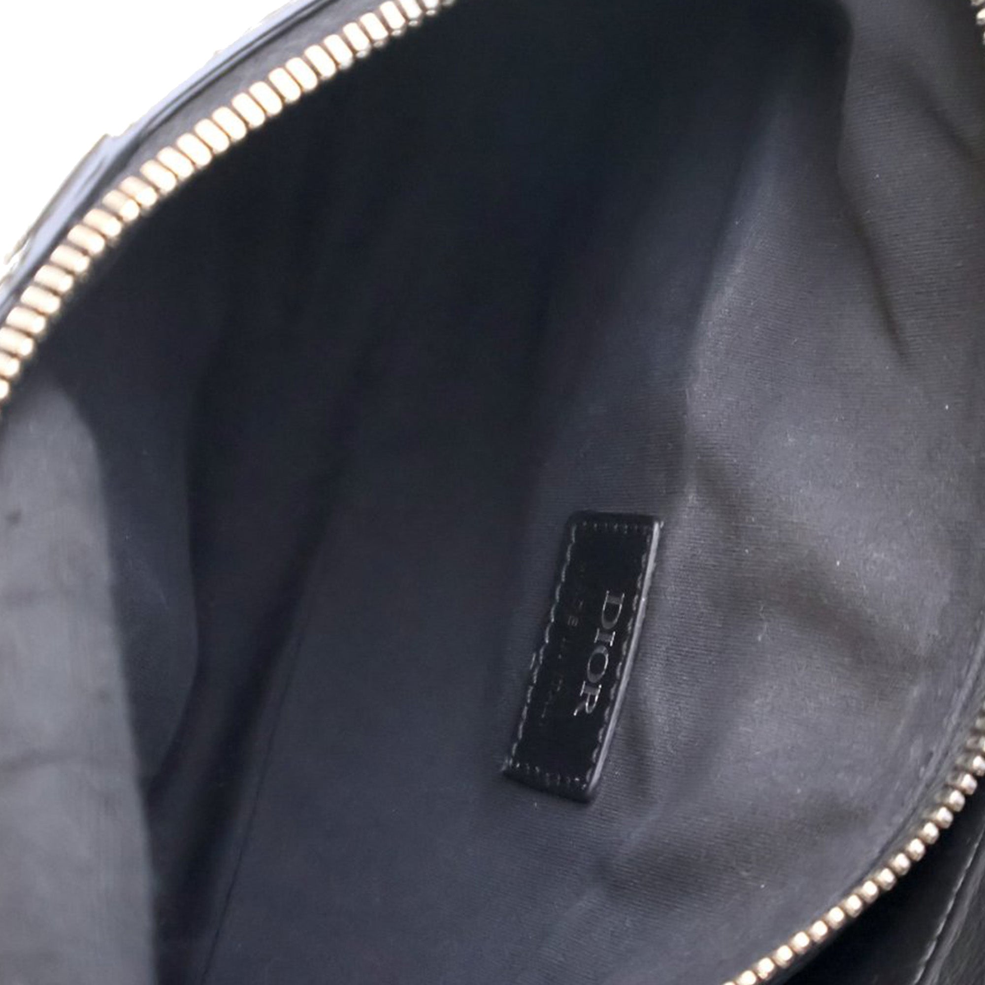 Dior Oblique Perforated Calfskin Galaxy Saddle Bag